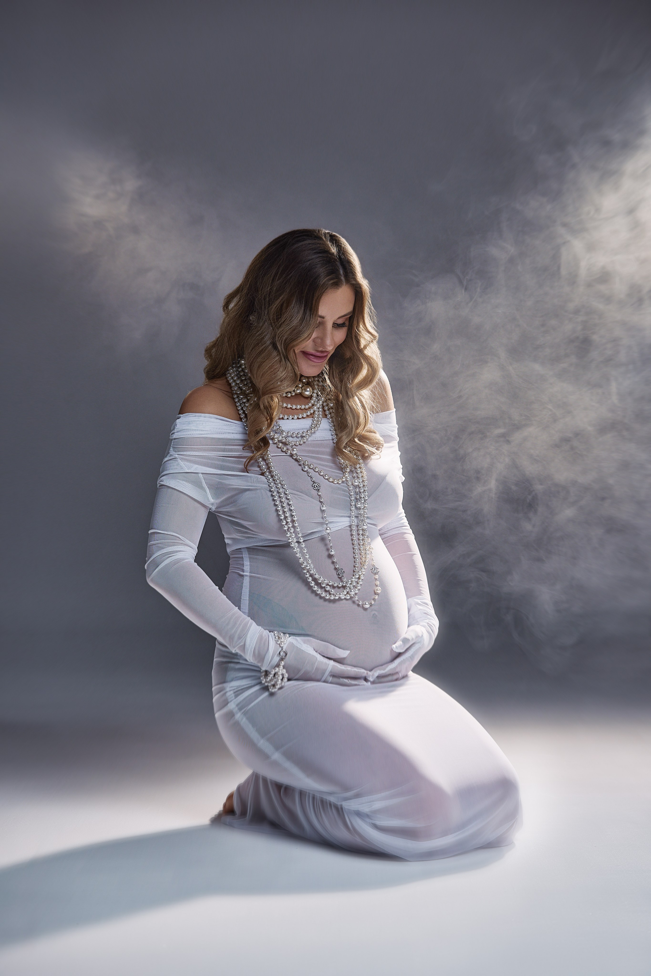 Платье белое