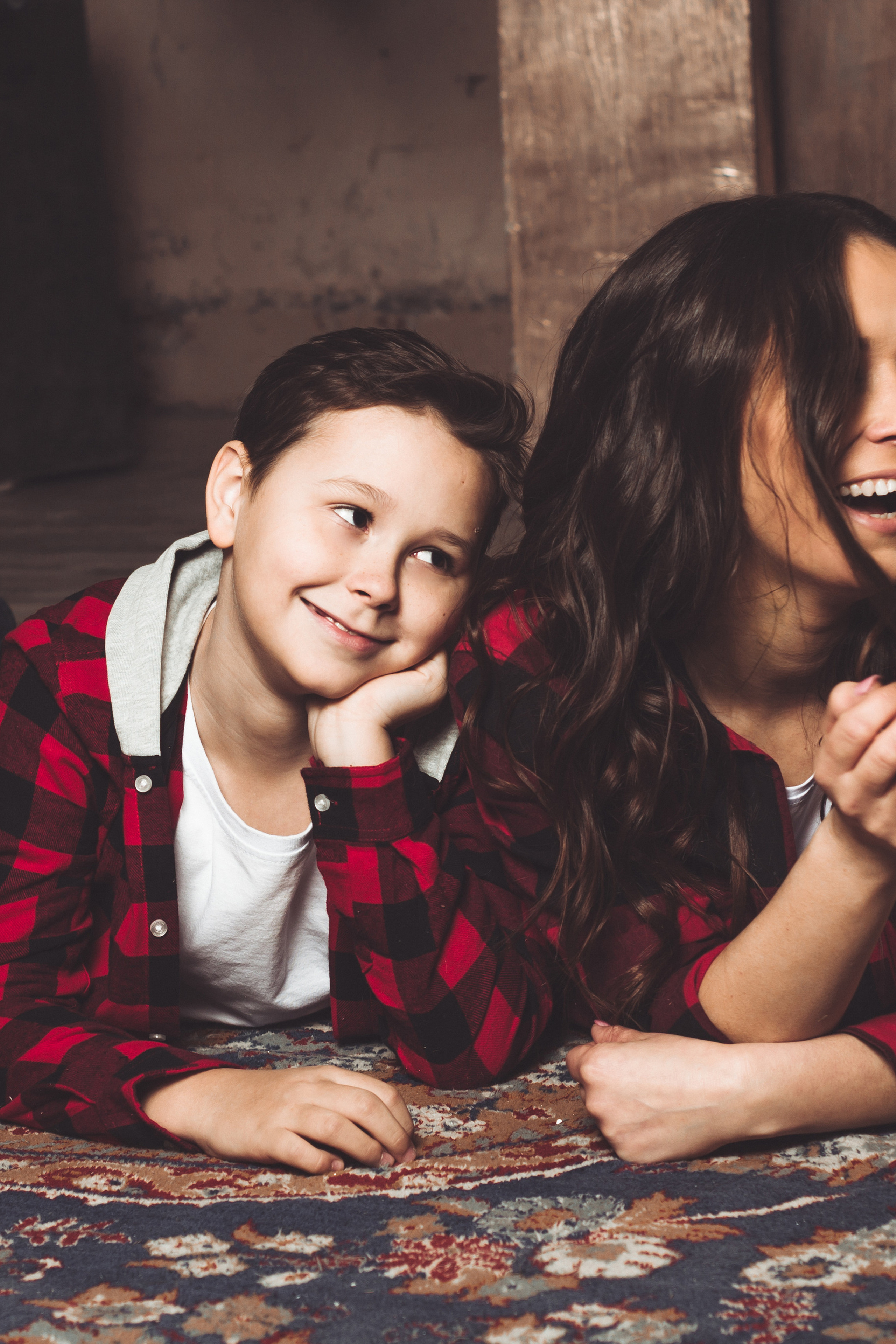 Эля с сыном