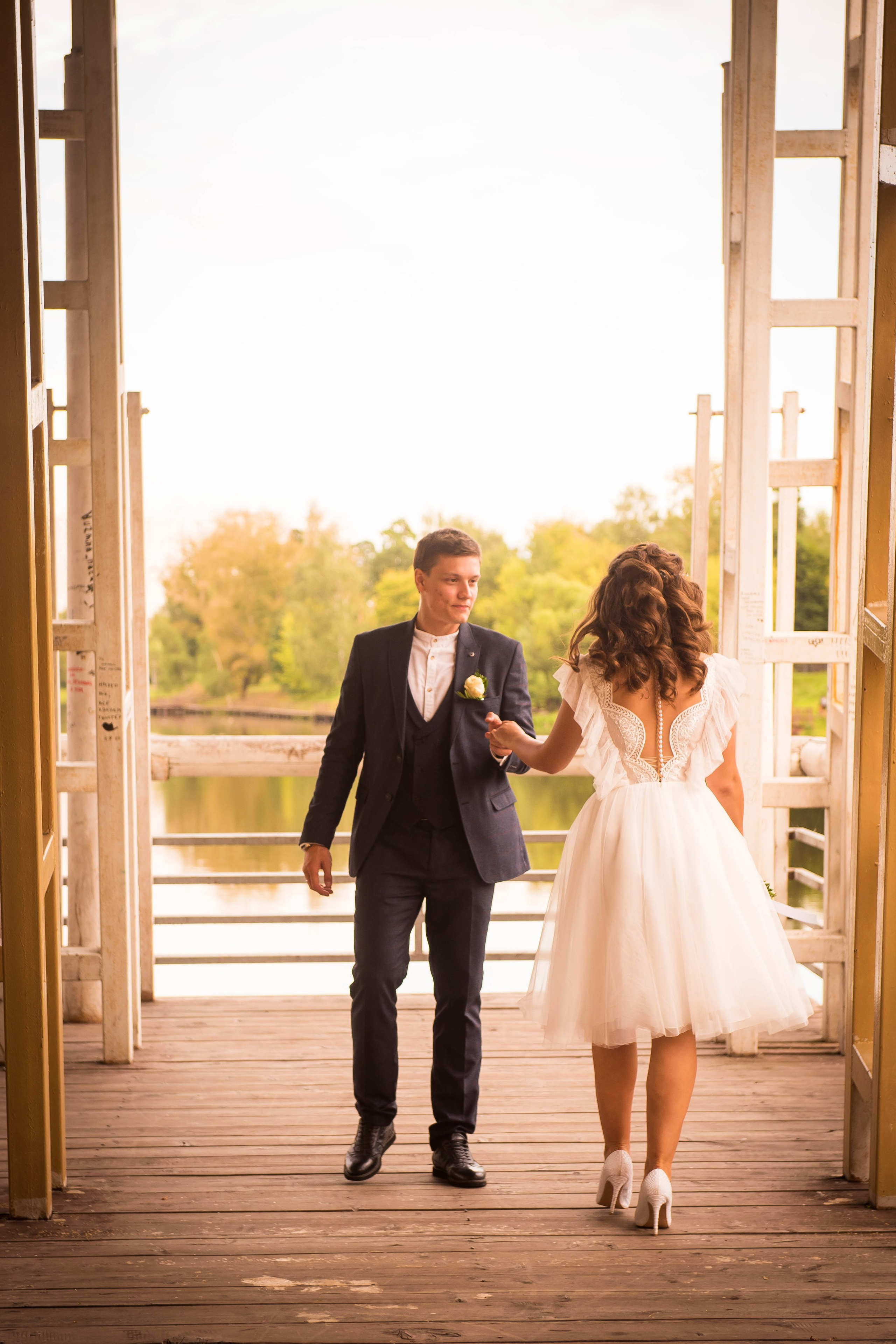 Свадьба, прогулка