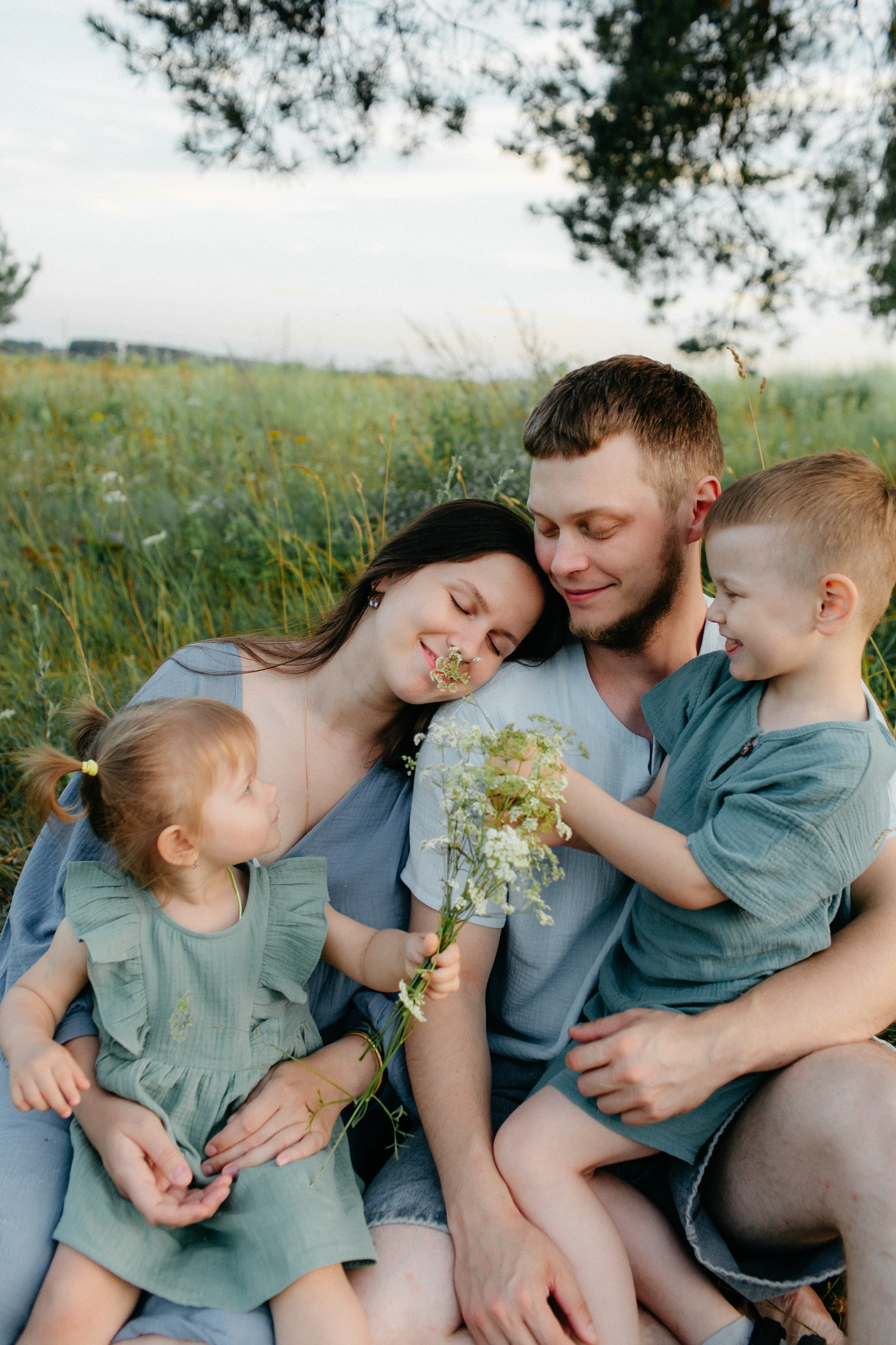 Никита, Настя, Добрыня и Злата