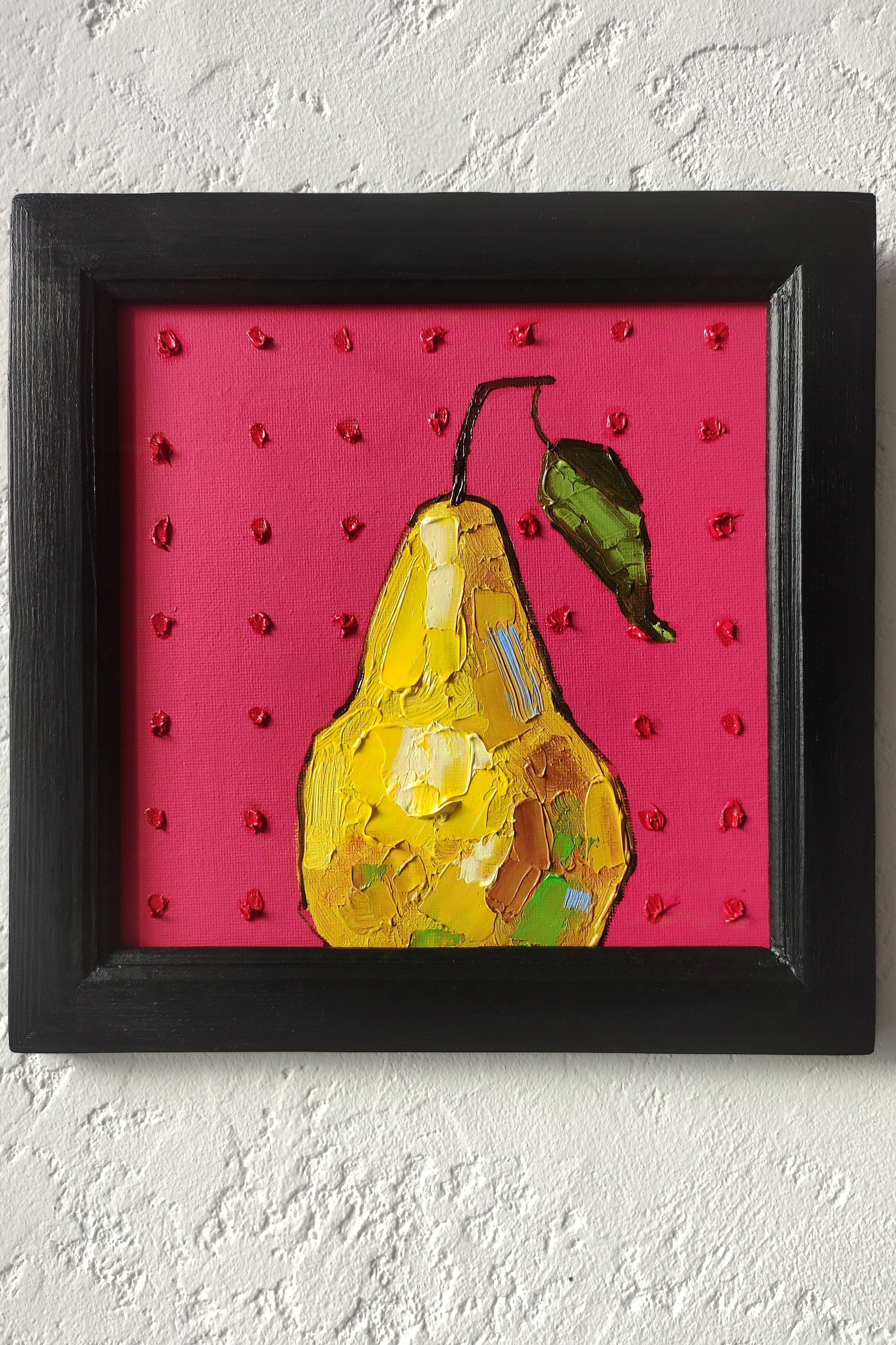 «Грушенька на малиновом фоне».