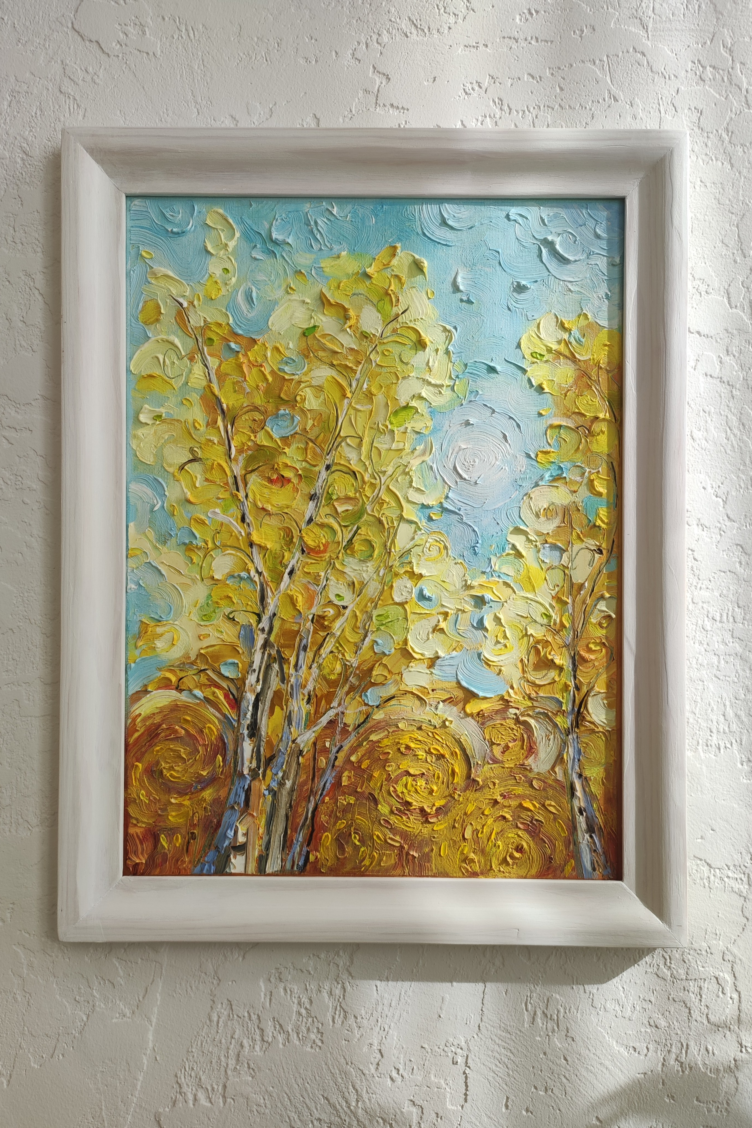 «Мелодия осени», масло на картоне, 30×40см.