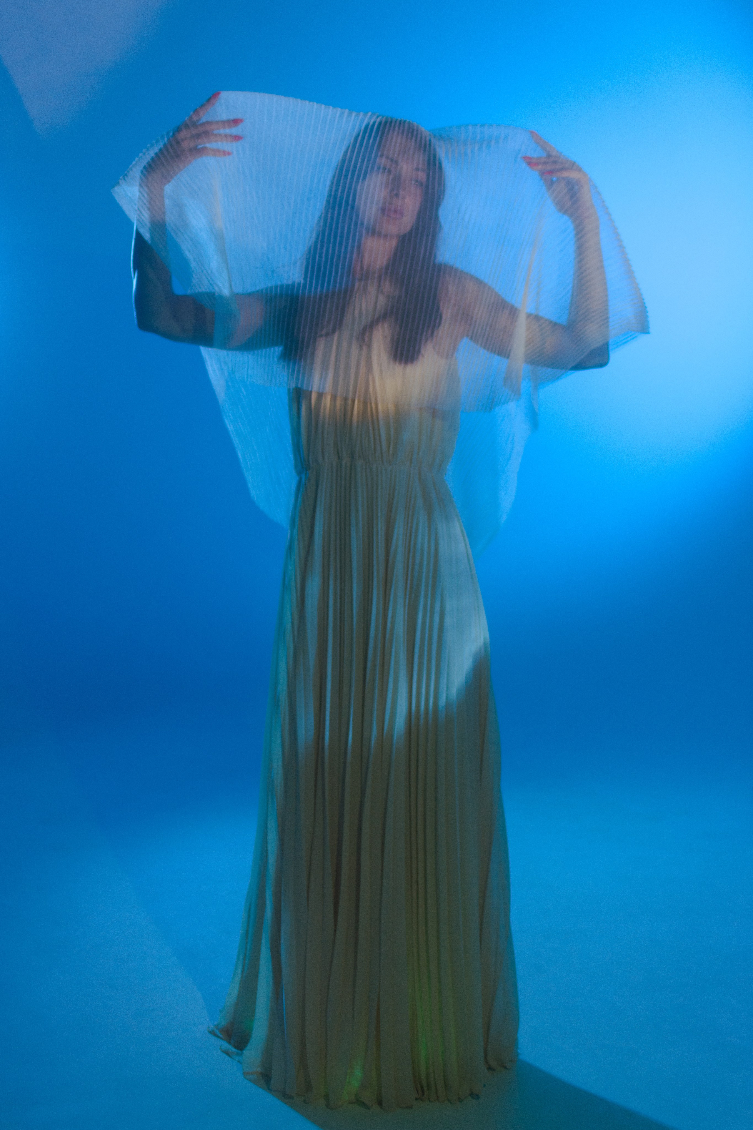 Романтическое кремовое платье. Фотограф в Москве и Щелково Люся Фоминых