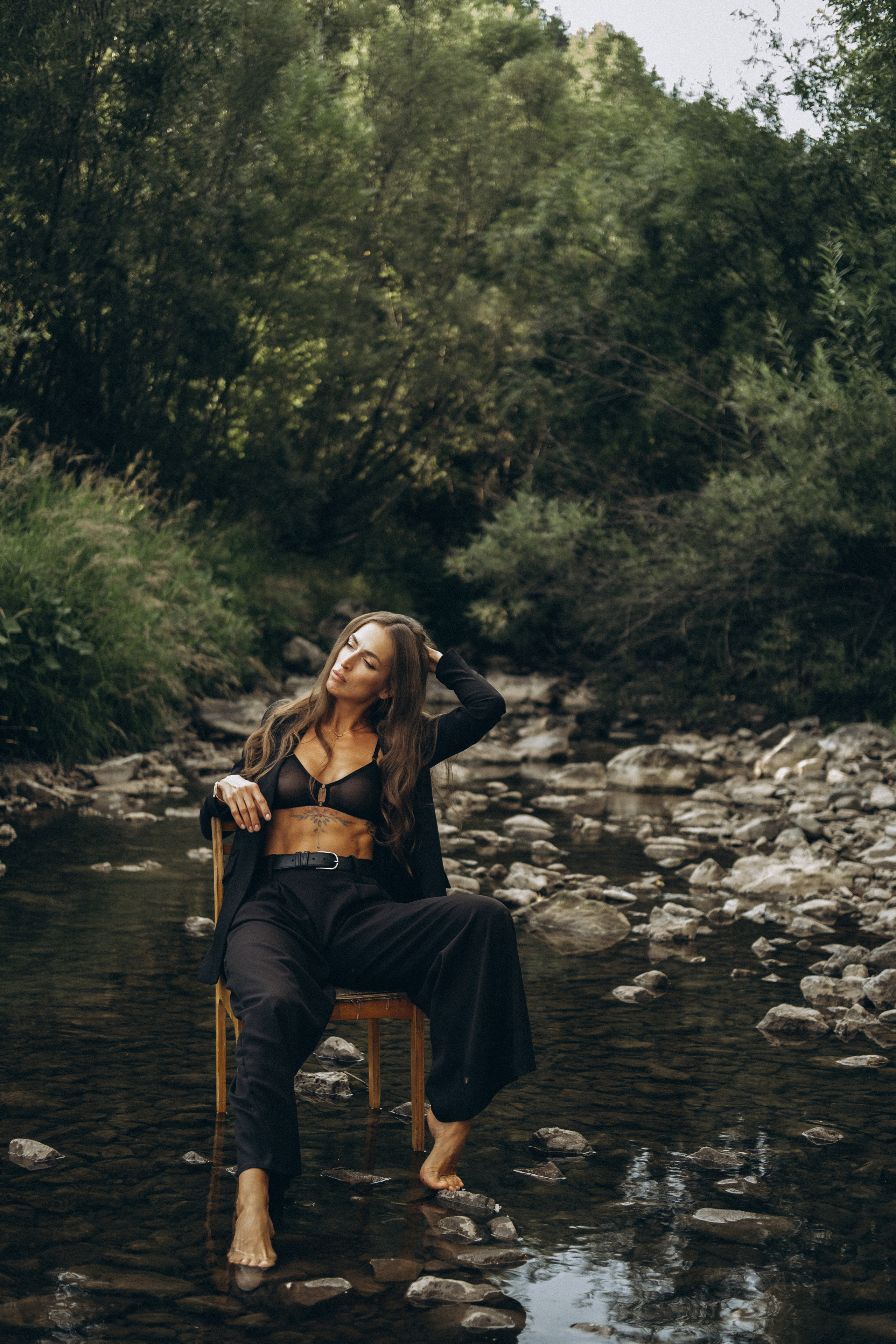 На природе