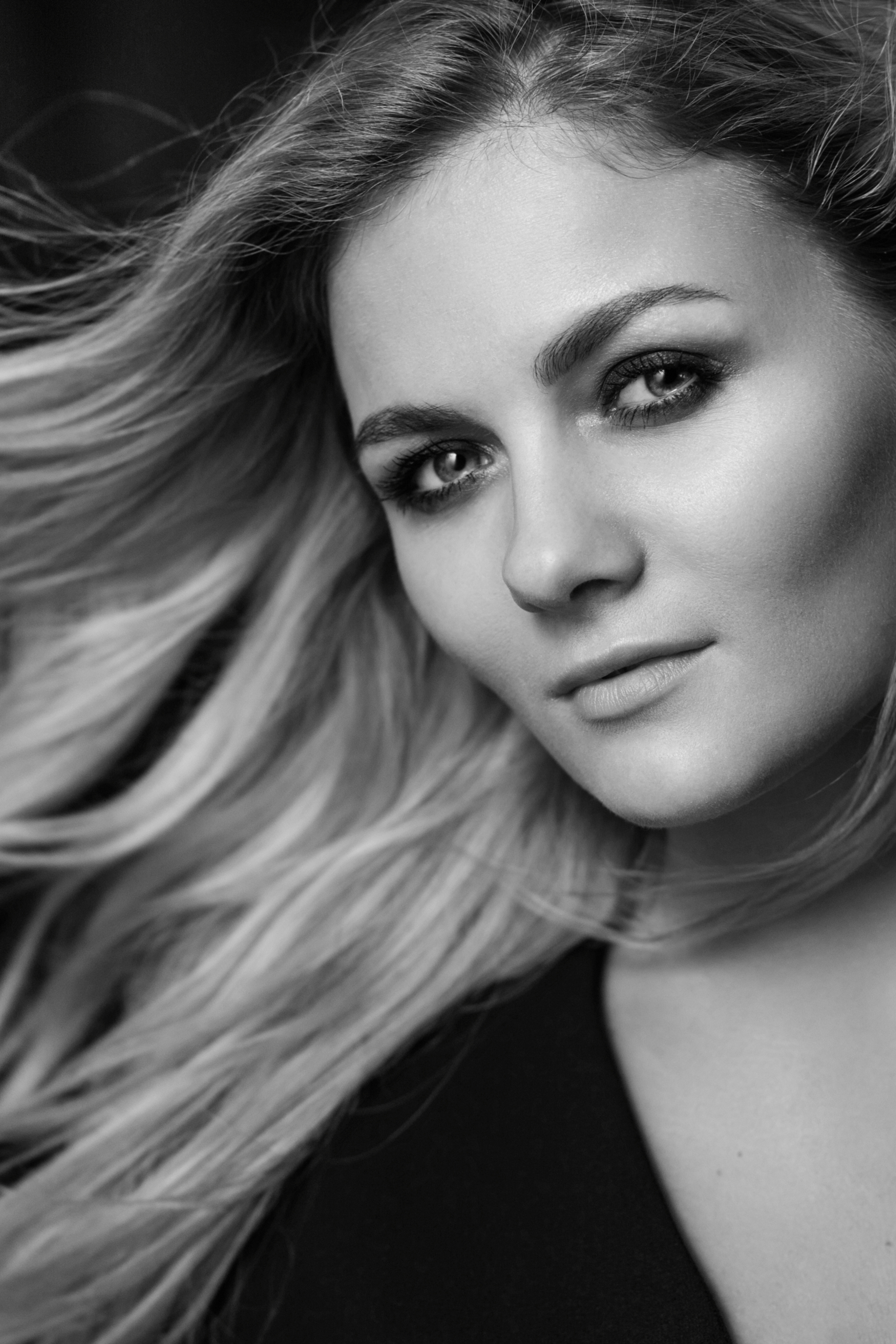 Черно-белый портрет