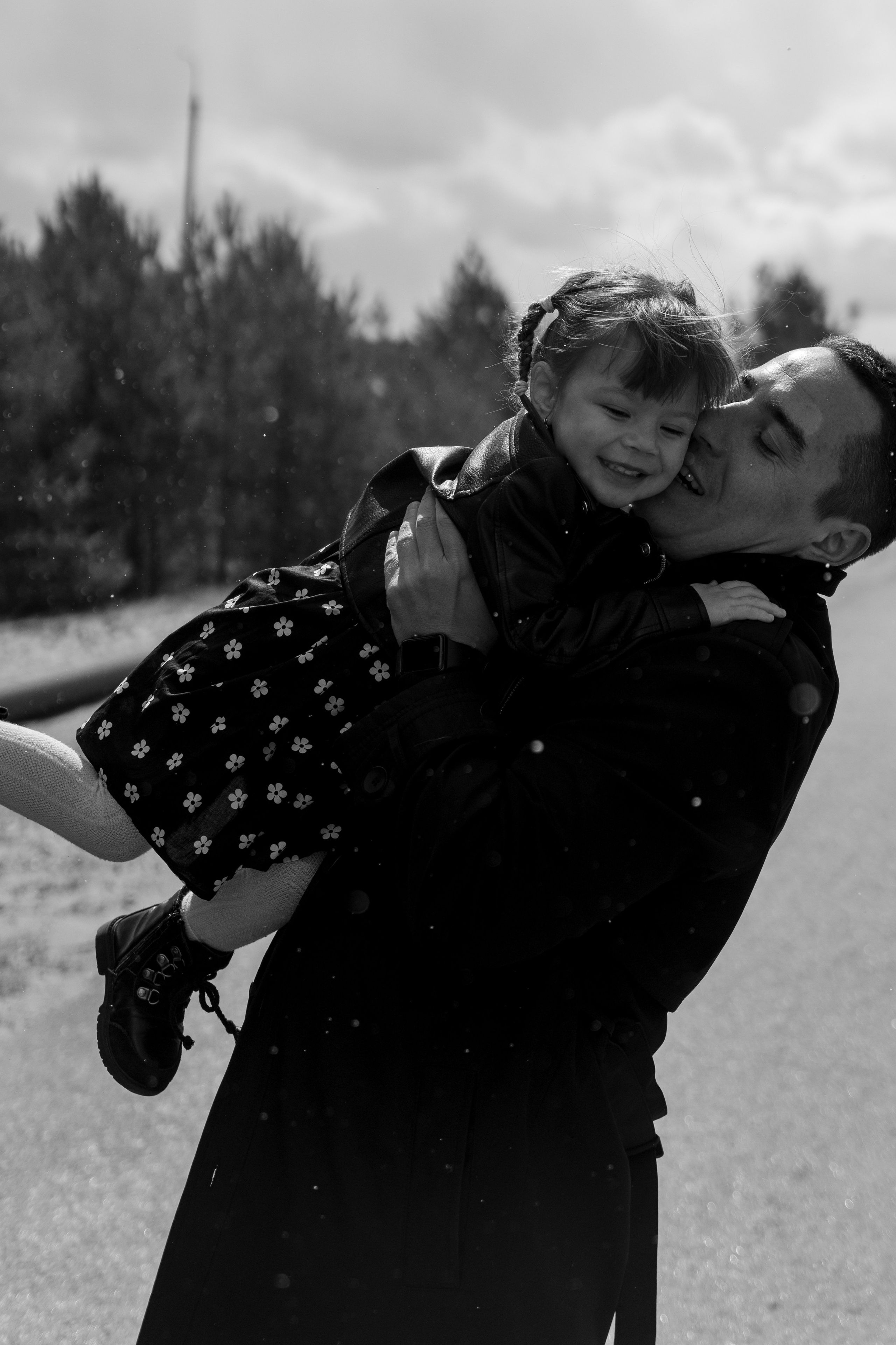 Настя, Леша, Бекки и Оливка