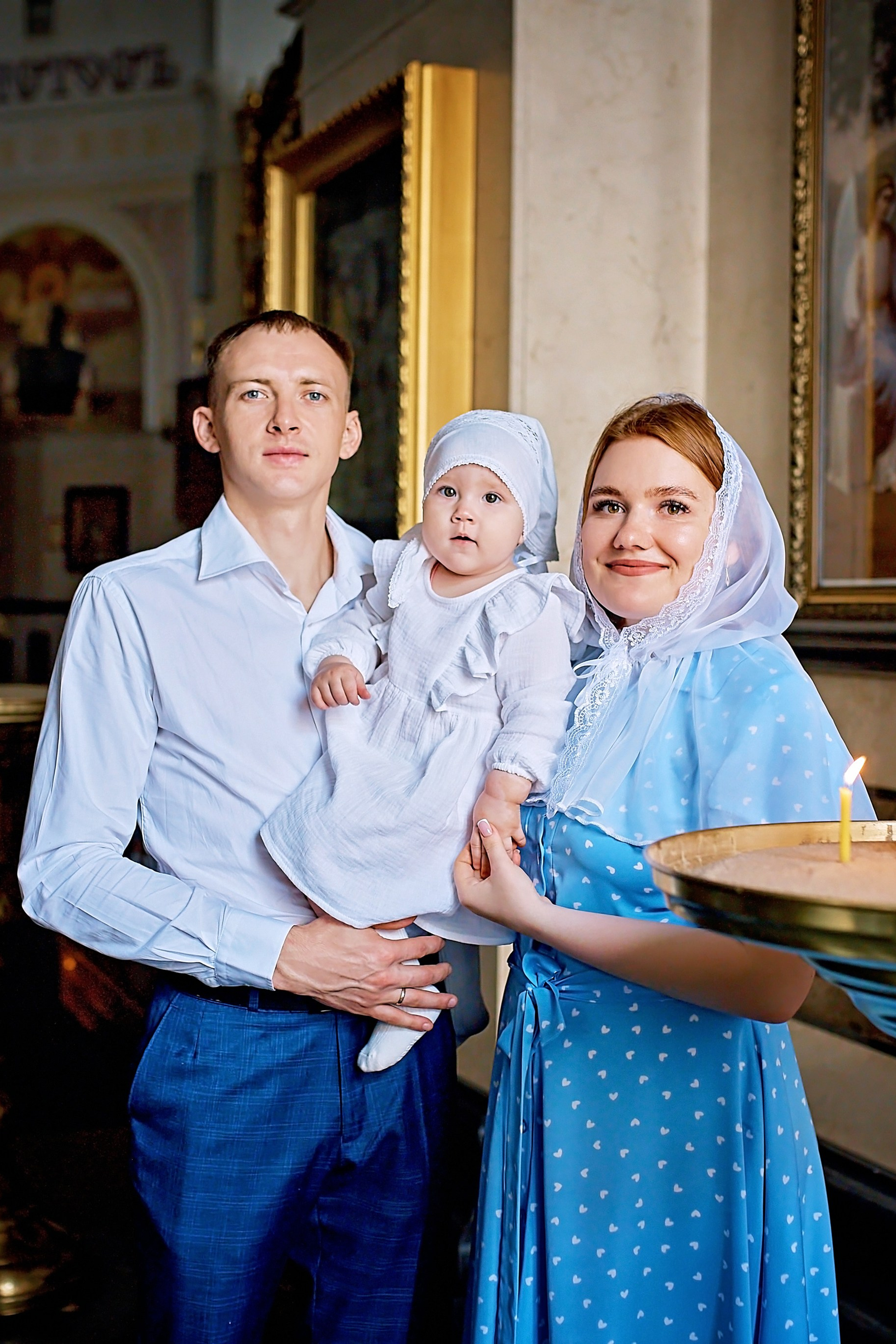 Таинство Крещения Василисы храм Д. Ростовского