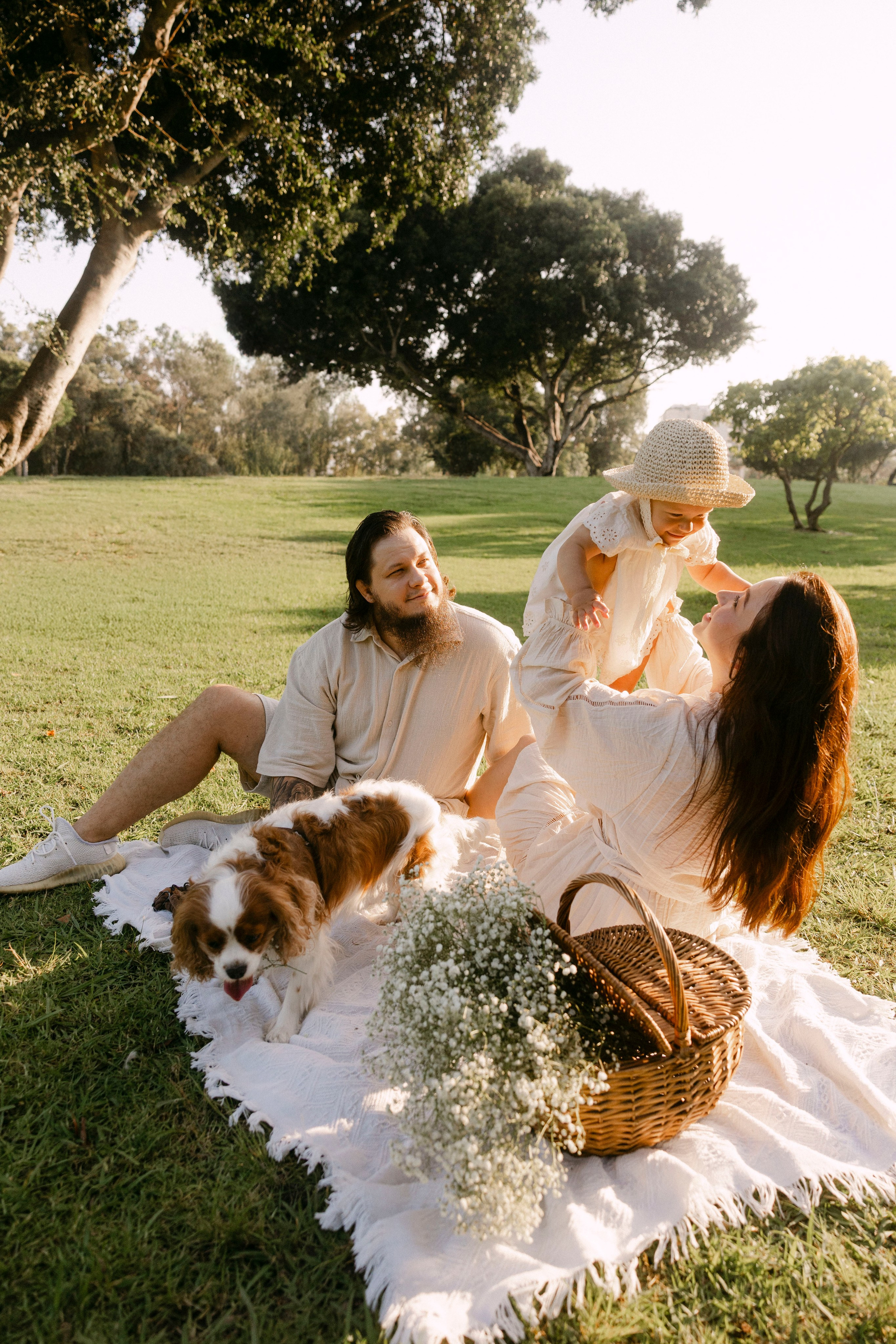 First year photoshoot inside the park (sunset)