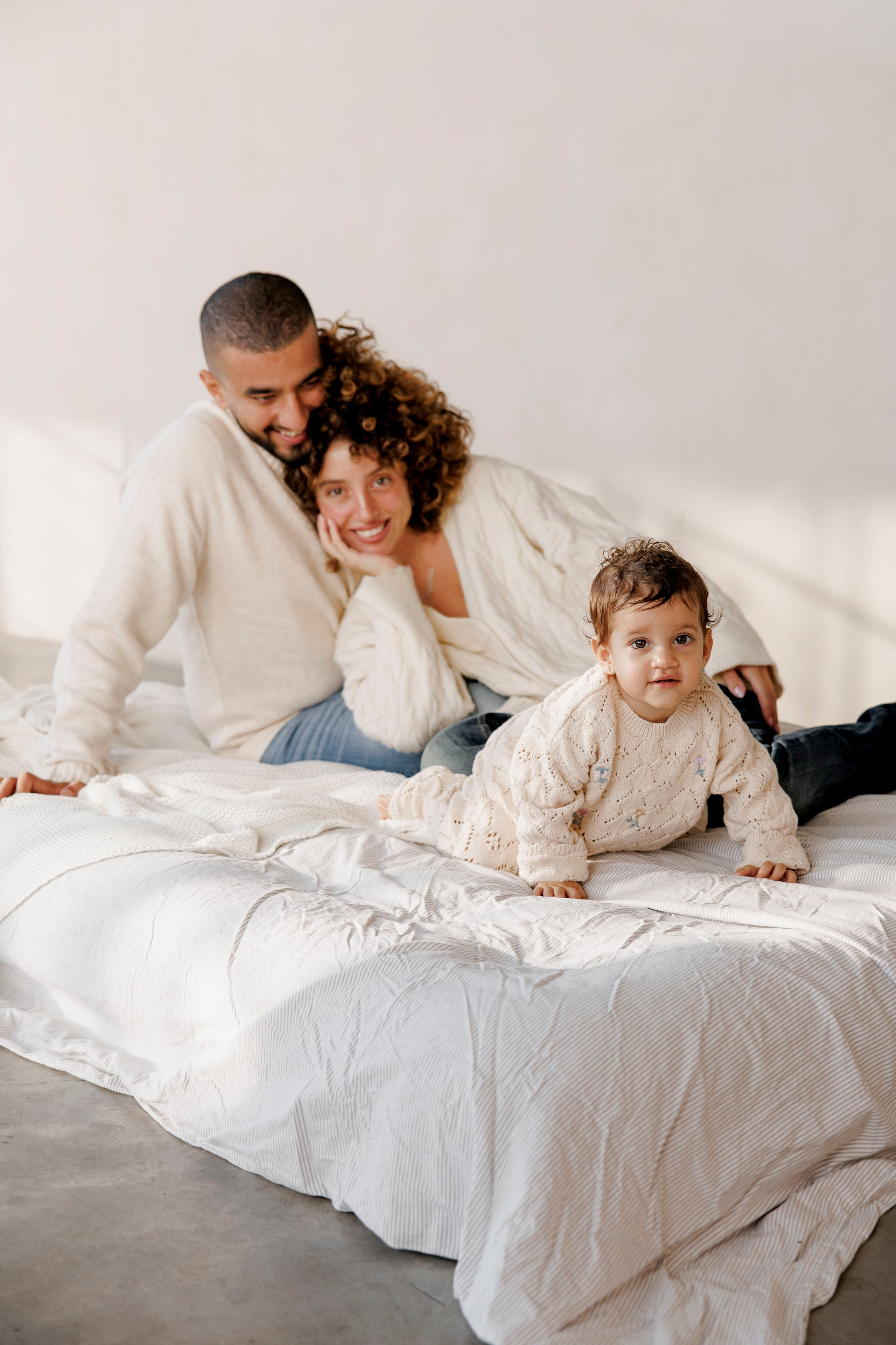 One year old inside the studio (Tel Aviv)