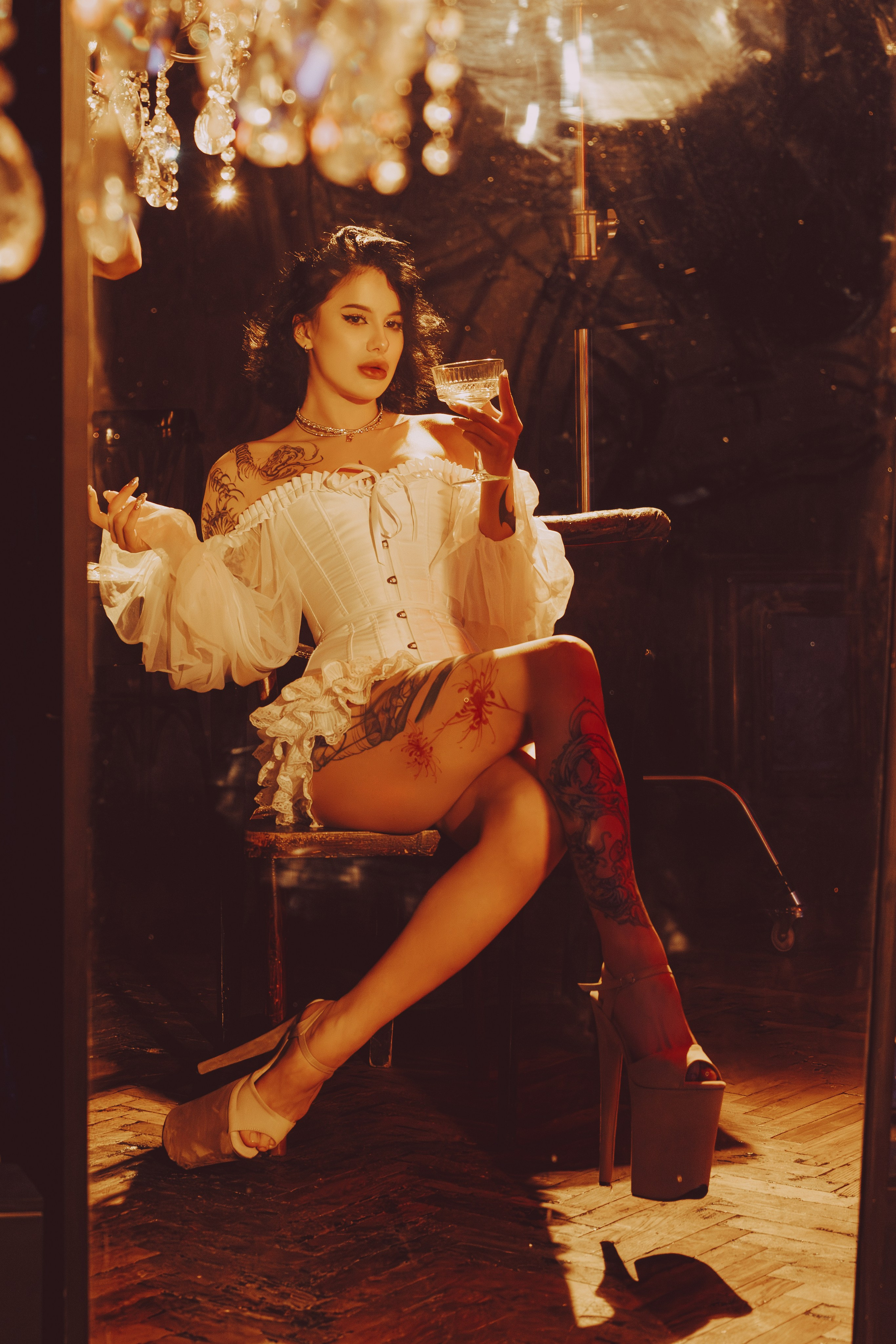 Ретро-съёмка с элементами ню