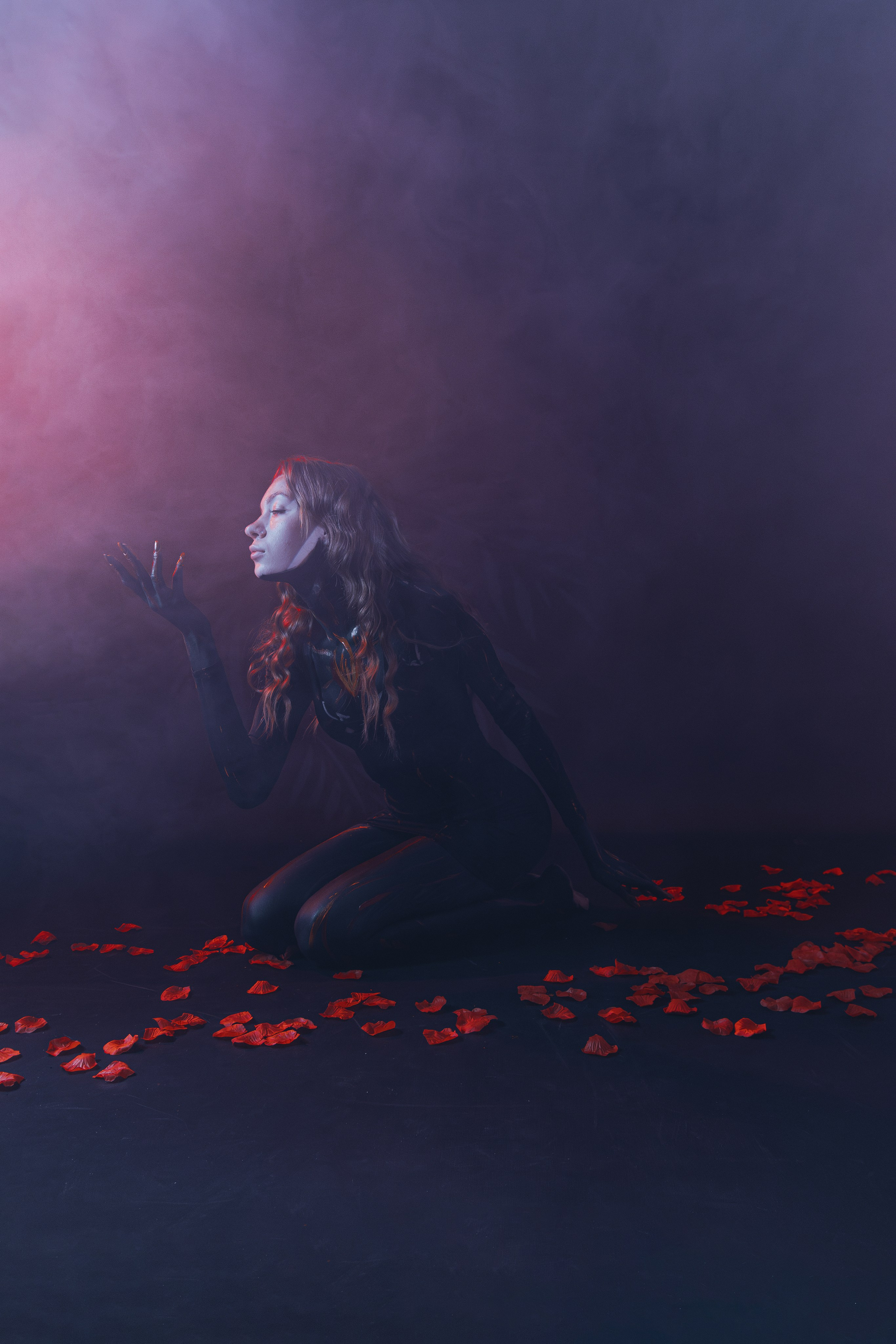 Креативный фотопроект в Ростове-на-Дону в образах Огненного пантеона. Огненный персонажи на творческой съёмке в Ростове-на-Дону. Женский фотограф в Ростове-на-Дону.