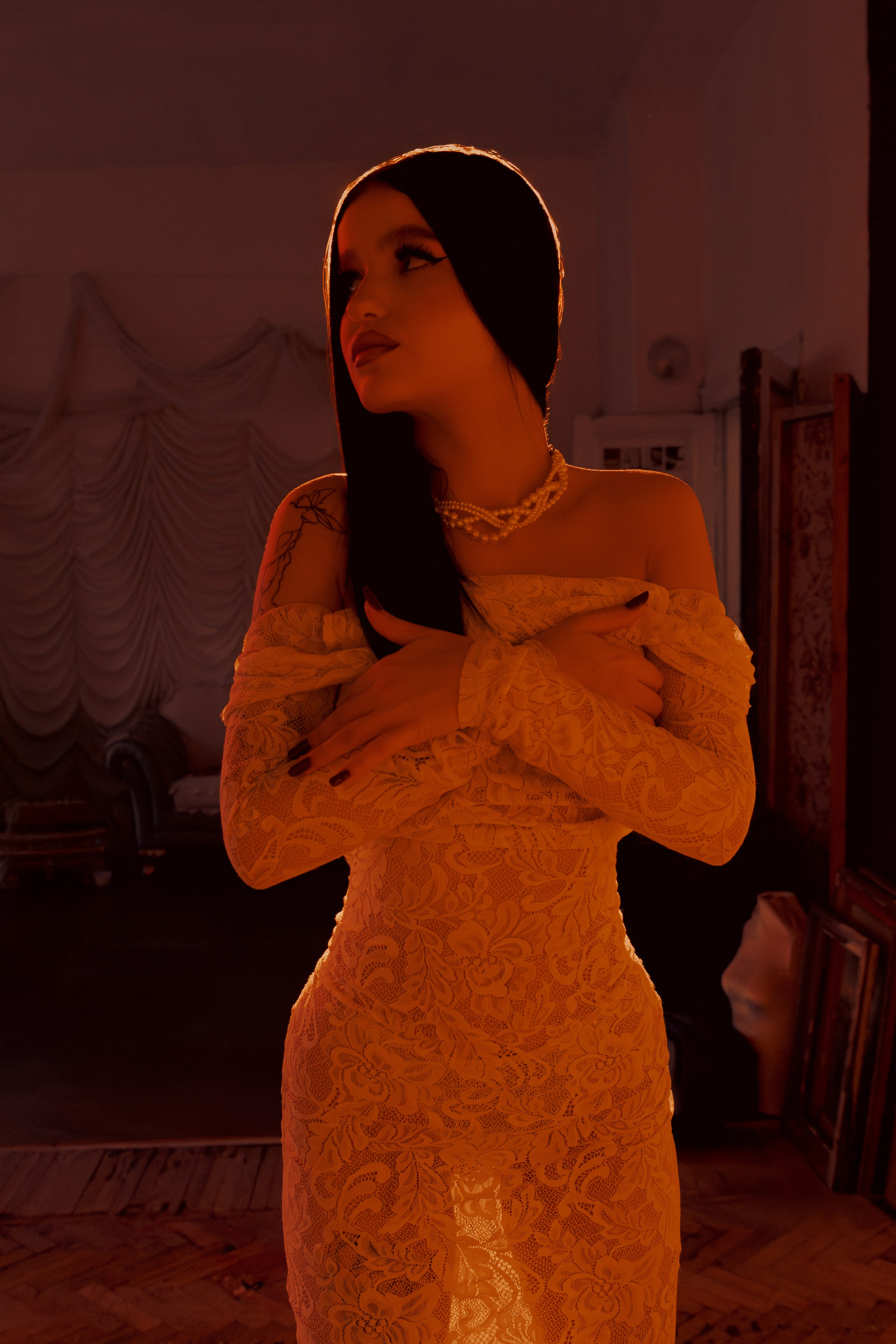 Ретро-съёмка в историческом интерьере