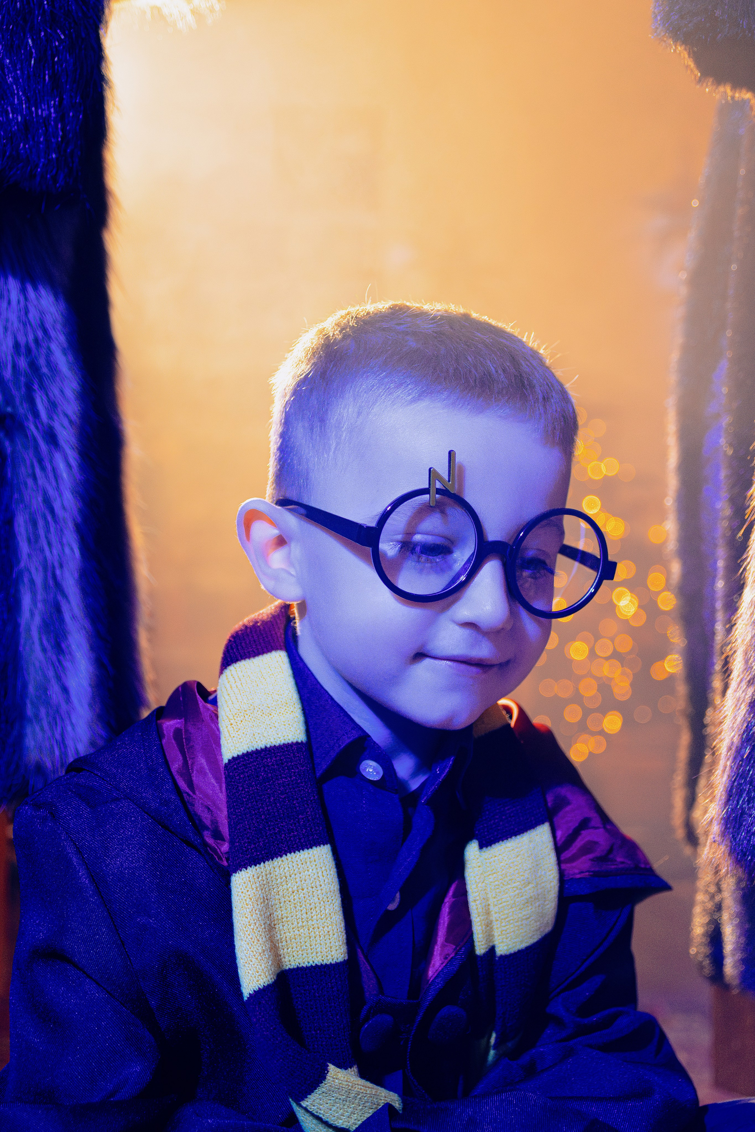 Детская фотосессия в образе Гарри Поттера. Креативная фотосъёмка детей в Ростове-на-Дону.