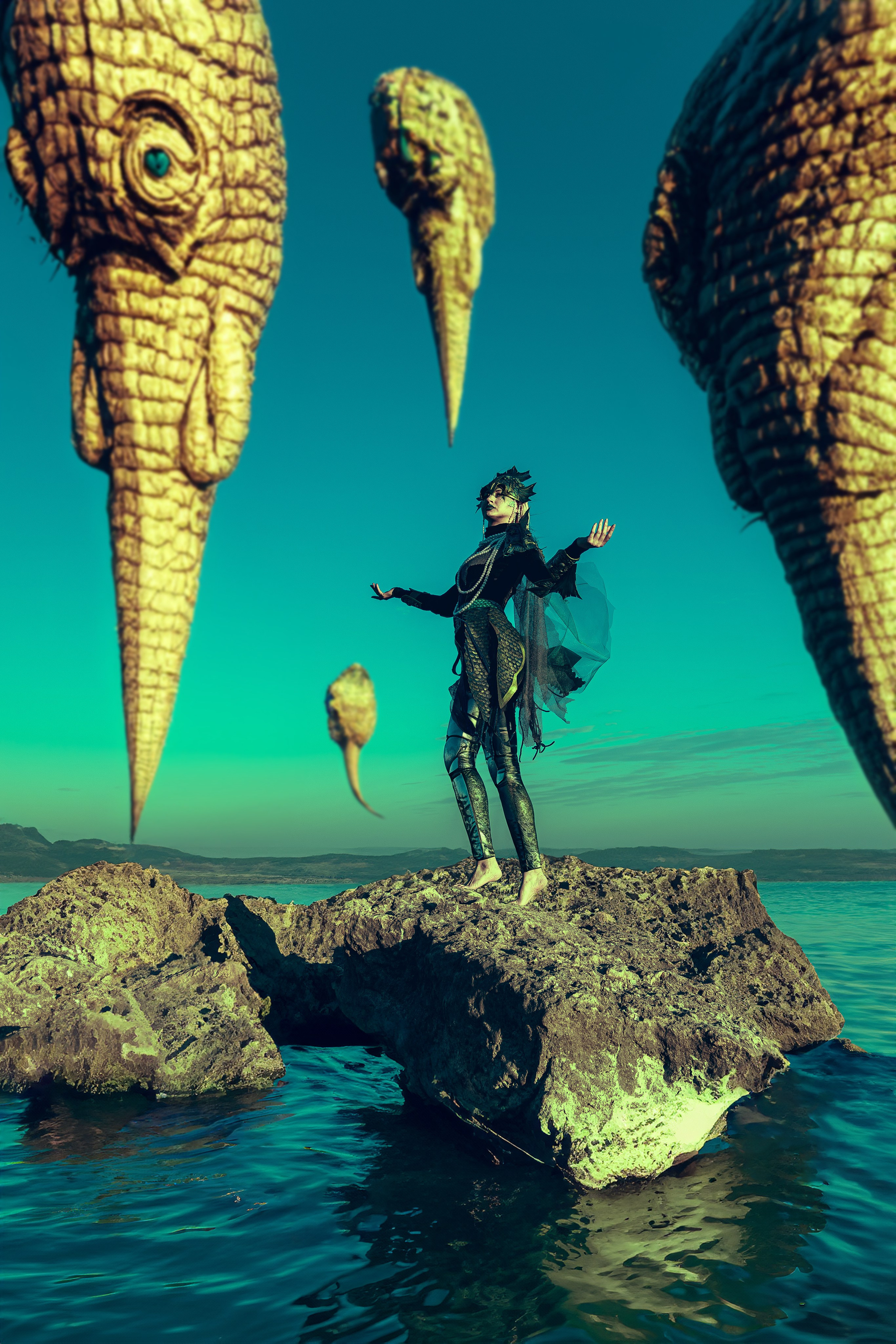 Фэнтези морской фотопроект в Ростове-на-Дону. Креативный фэнтези проект на тему моря в Ростове-на-Дону. Арт фотограф LaKazaretto портфолио. Женский фотограф Антон Казарин в Ростове-на-Дону.