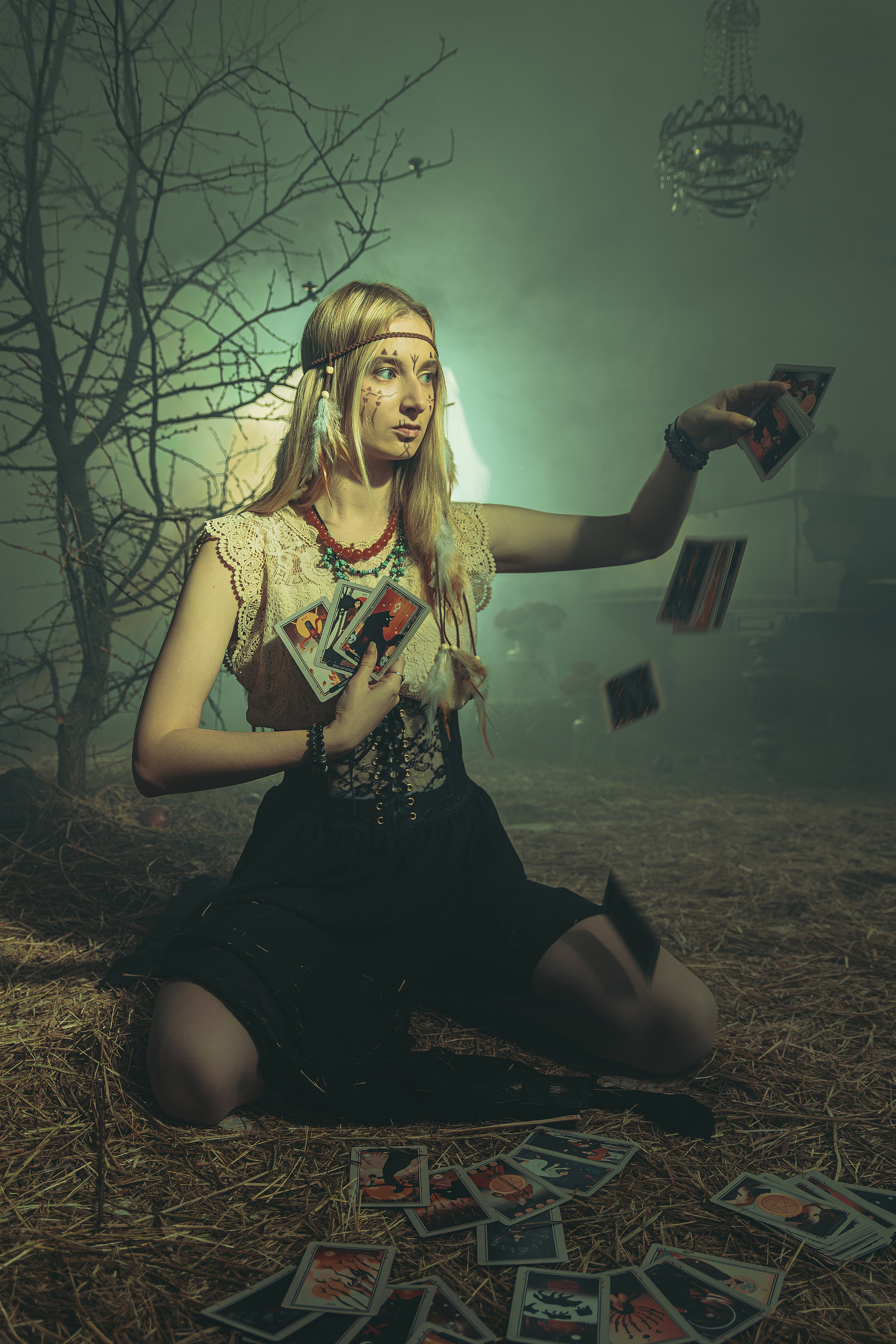 Индивидуальная съёмка в Ростове на Дону для Александры. Тематическая творческая фотосъёмка на скандинавскую тематику. Скандинавская мифология фотосессия 