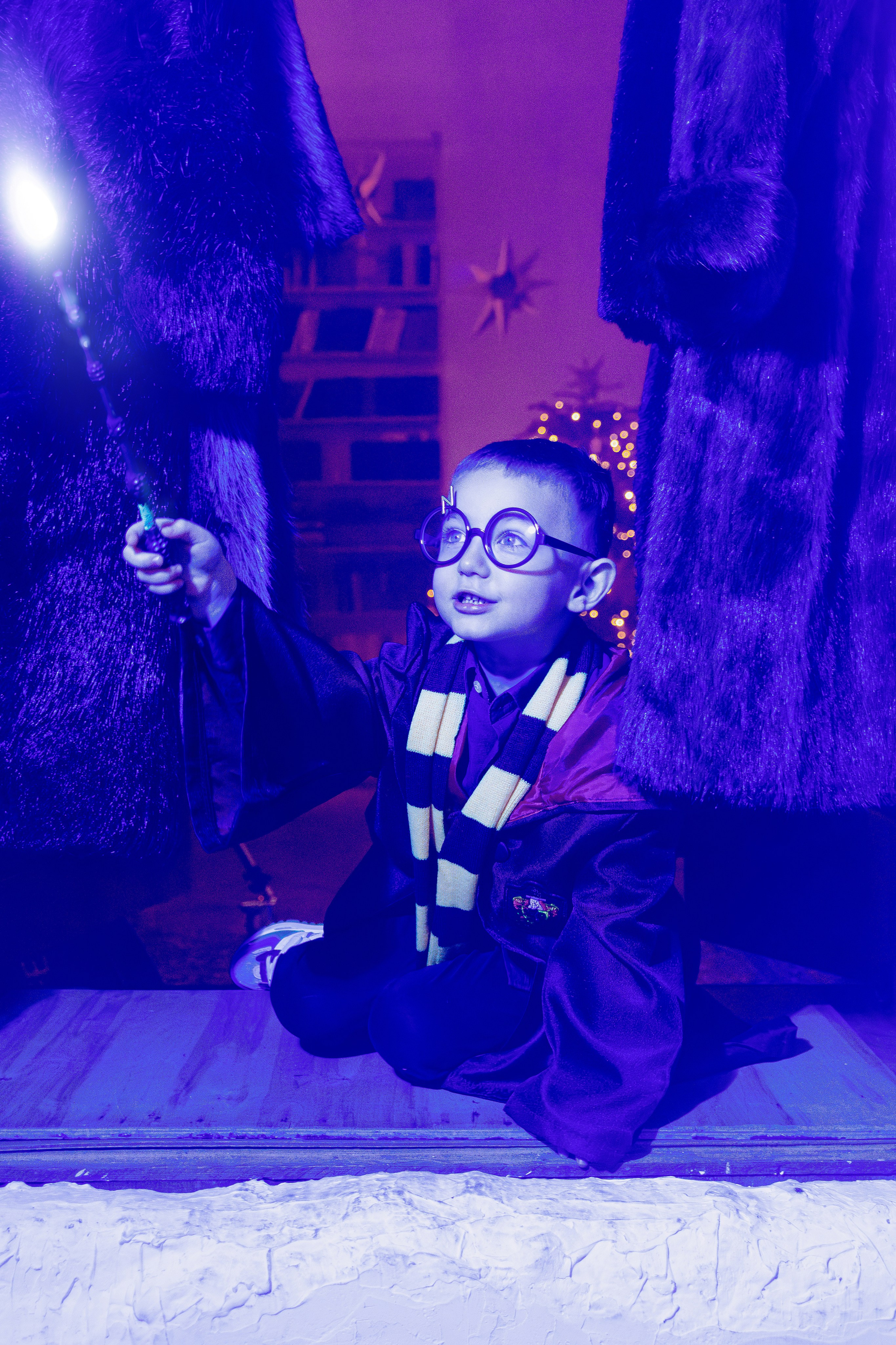 Детская фотосессия в образе Гарри Поттера. Креативная фотосъёмка детей в Ростове-на-Дону.