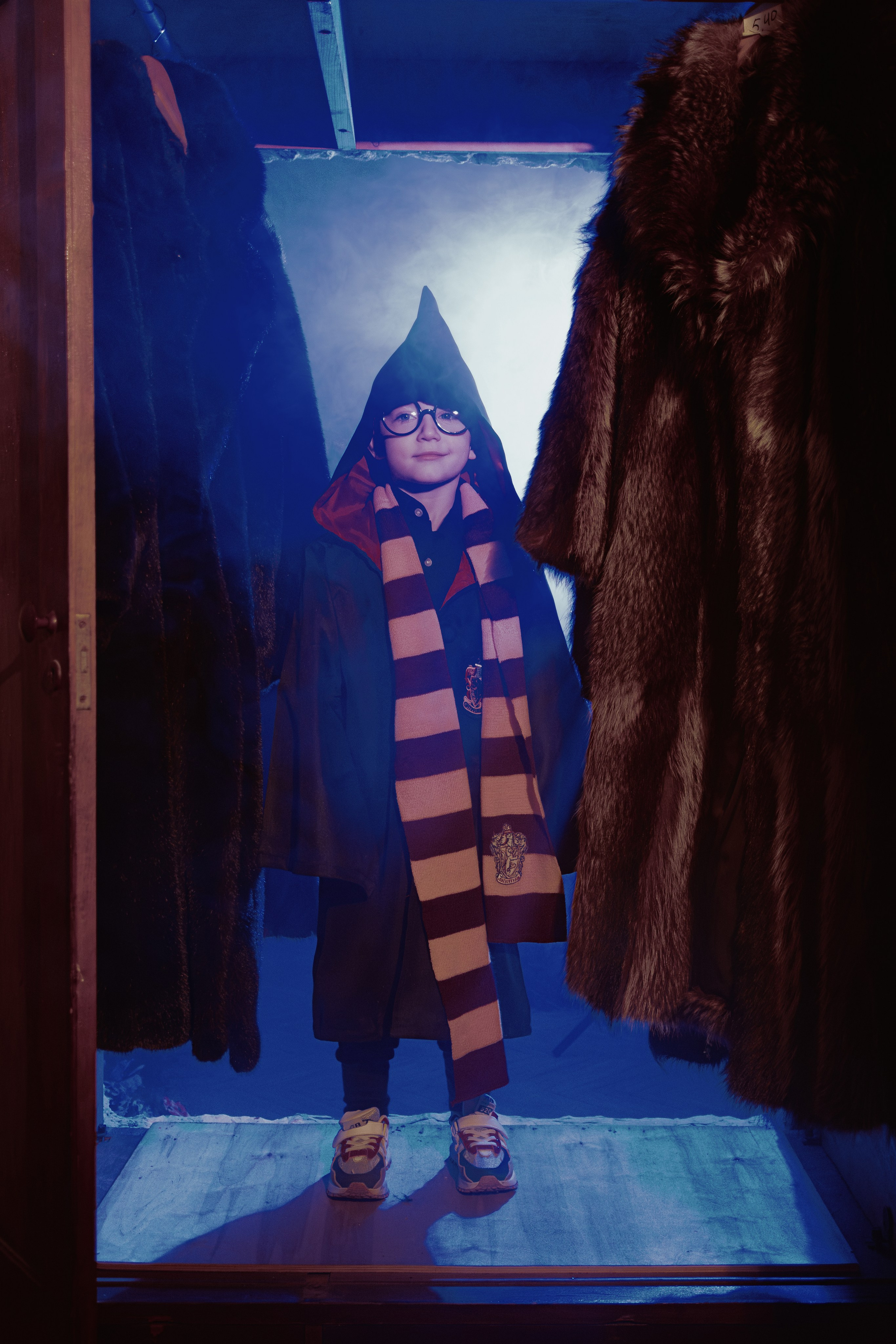 Детская фотосессия в образе Гарри Поттера. Креативная фотосъёмка детей в Ростове-на-Дону.