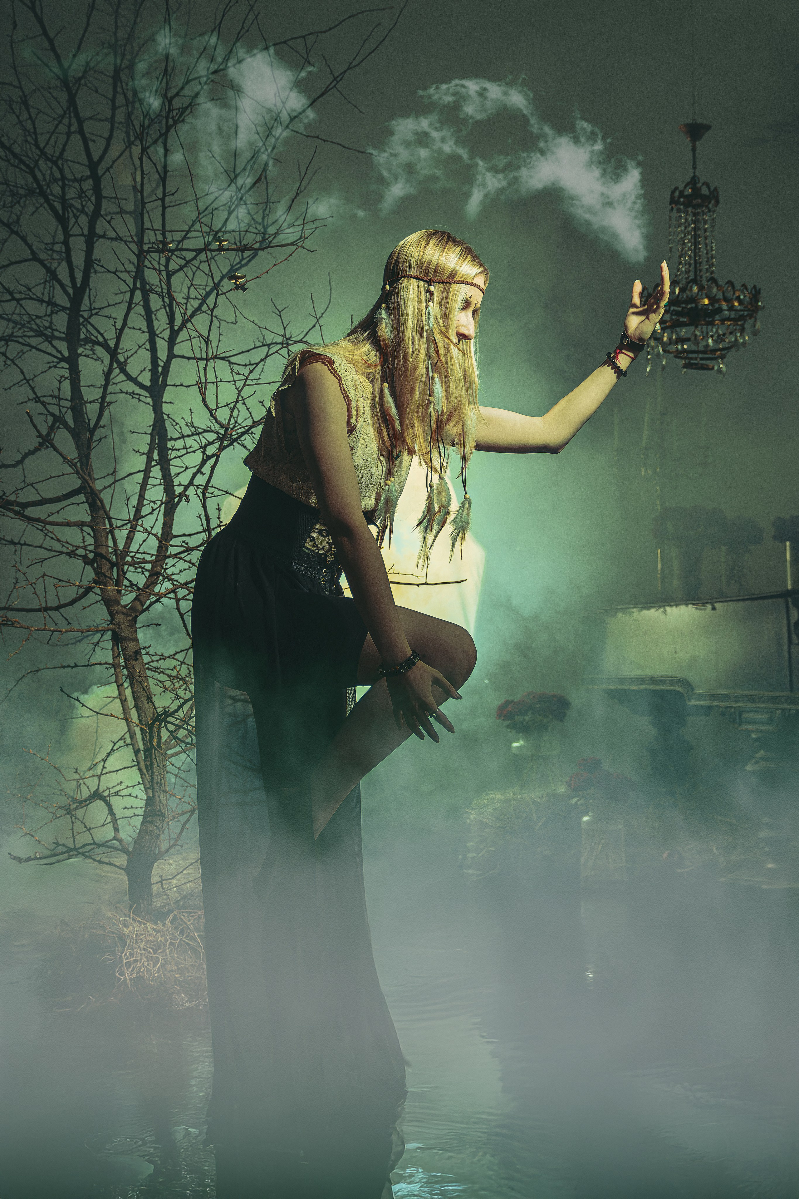 Индивидуальная съёмка в Ростове на Дону для Александры. Тематическая творческая фотосъёмка на скандинавскую тематику. Скандинавская мифология фотосессия 
