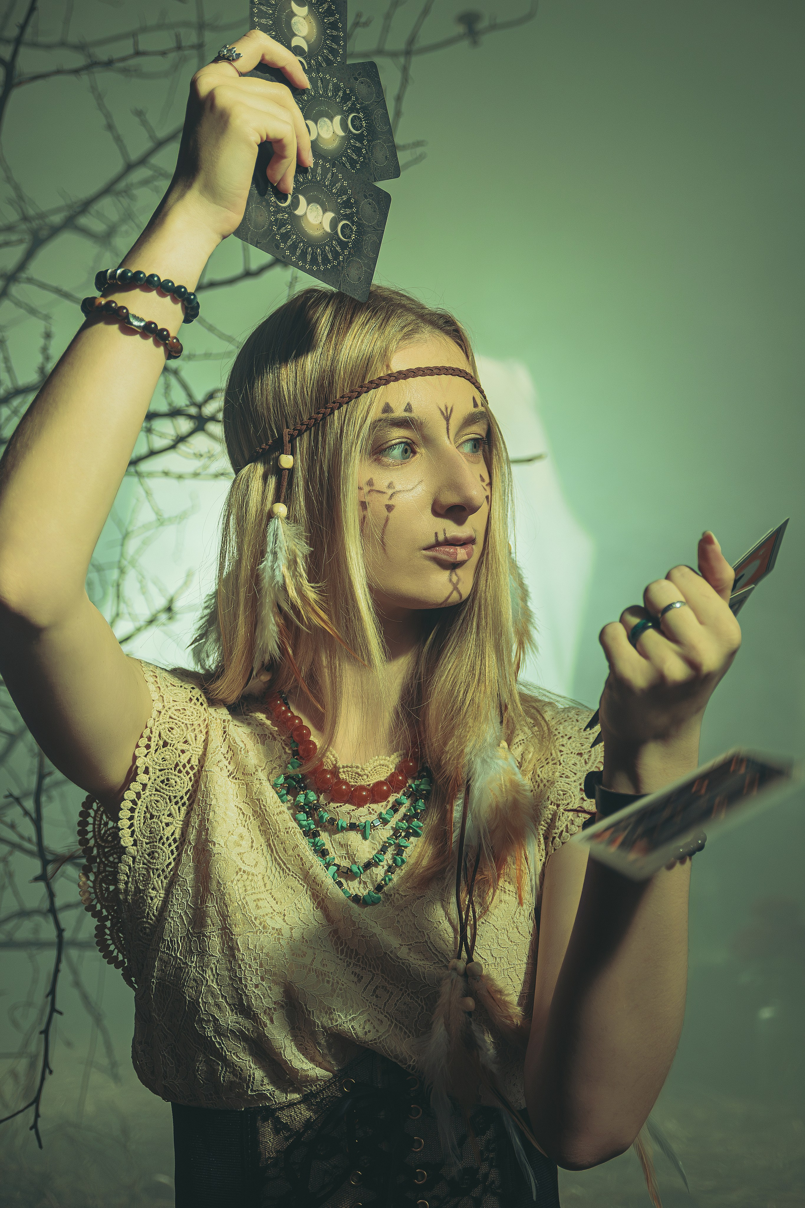 Индивидуальная съёмка в Ростове на Дону для Александры. Тематическая творческая фотосъёмка на скандинавскую тематику. Скандинавская мифология фотосессия 
