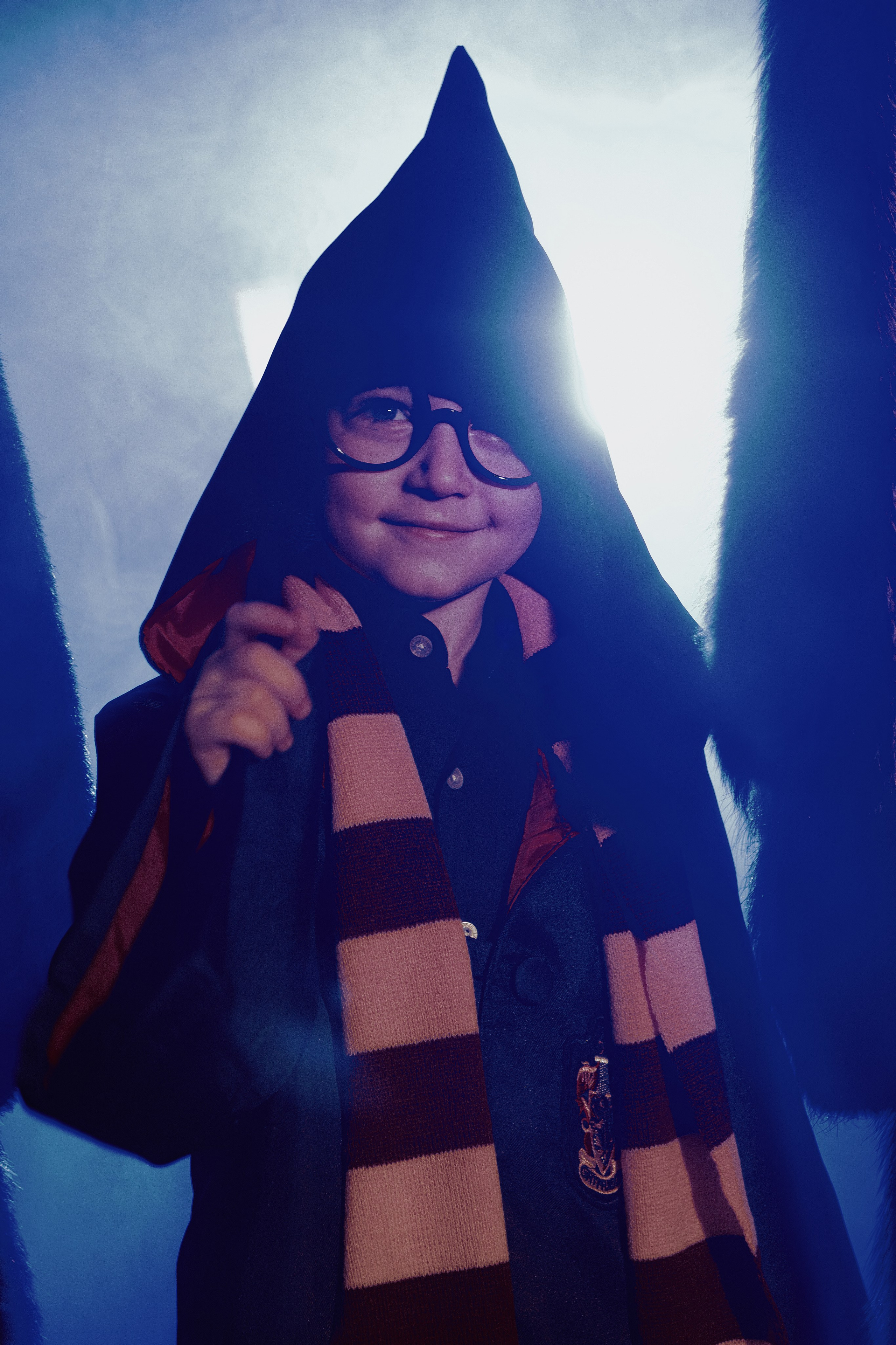 Детская фотосессия в образе Гарри Поттера. Креативная фотосъёмка детей в Ростове-на-Дону.