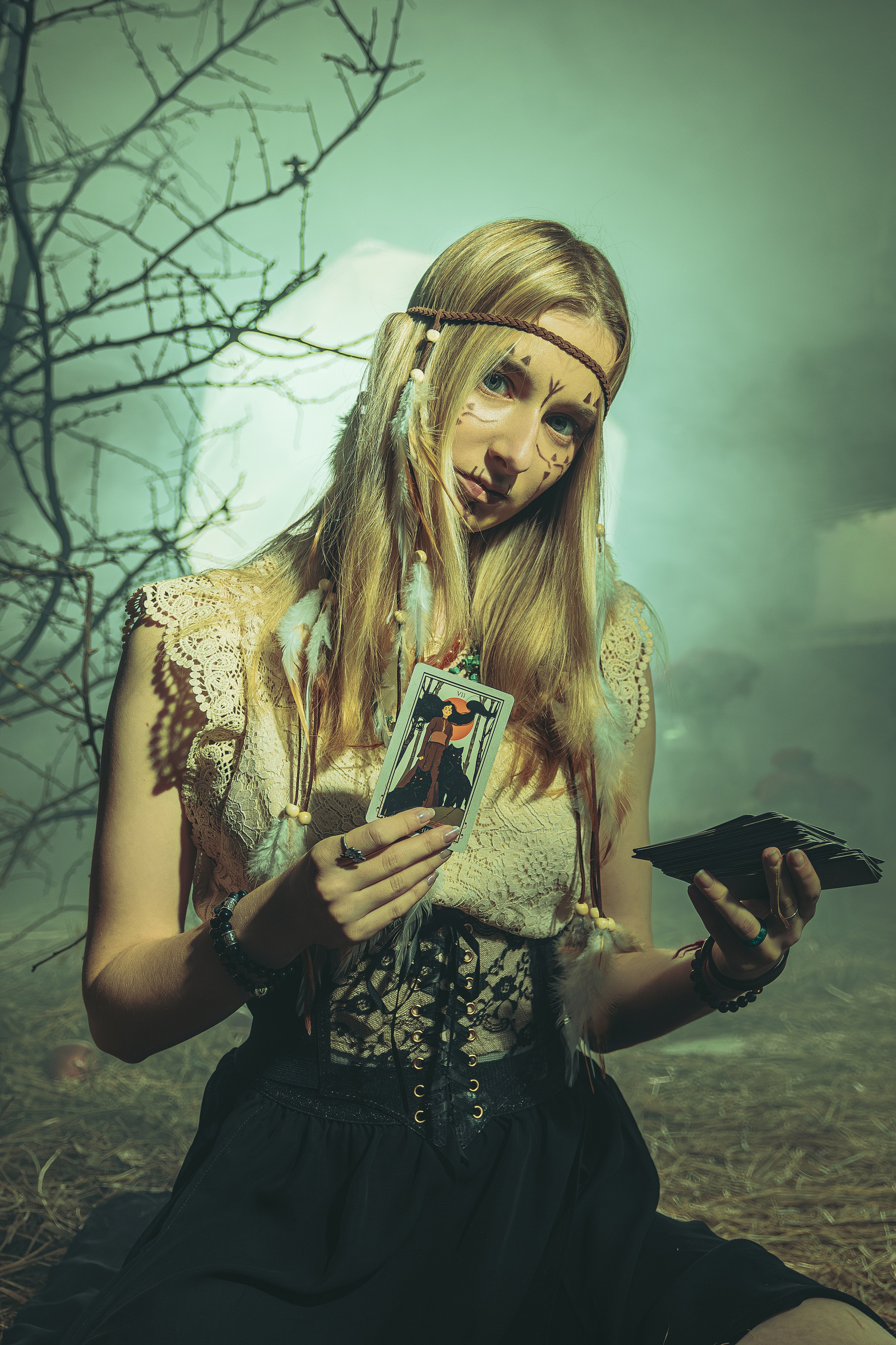 Индивидуальная съёмка в Ростове на Дону для Александры. Тематическая творческая фотосъёмка на скандинавскую тематику. Скандинавская мифология фотосессия 