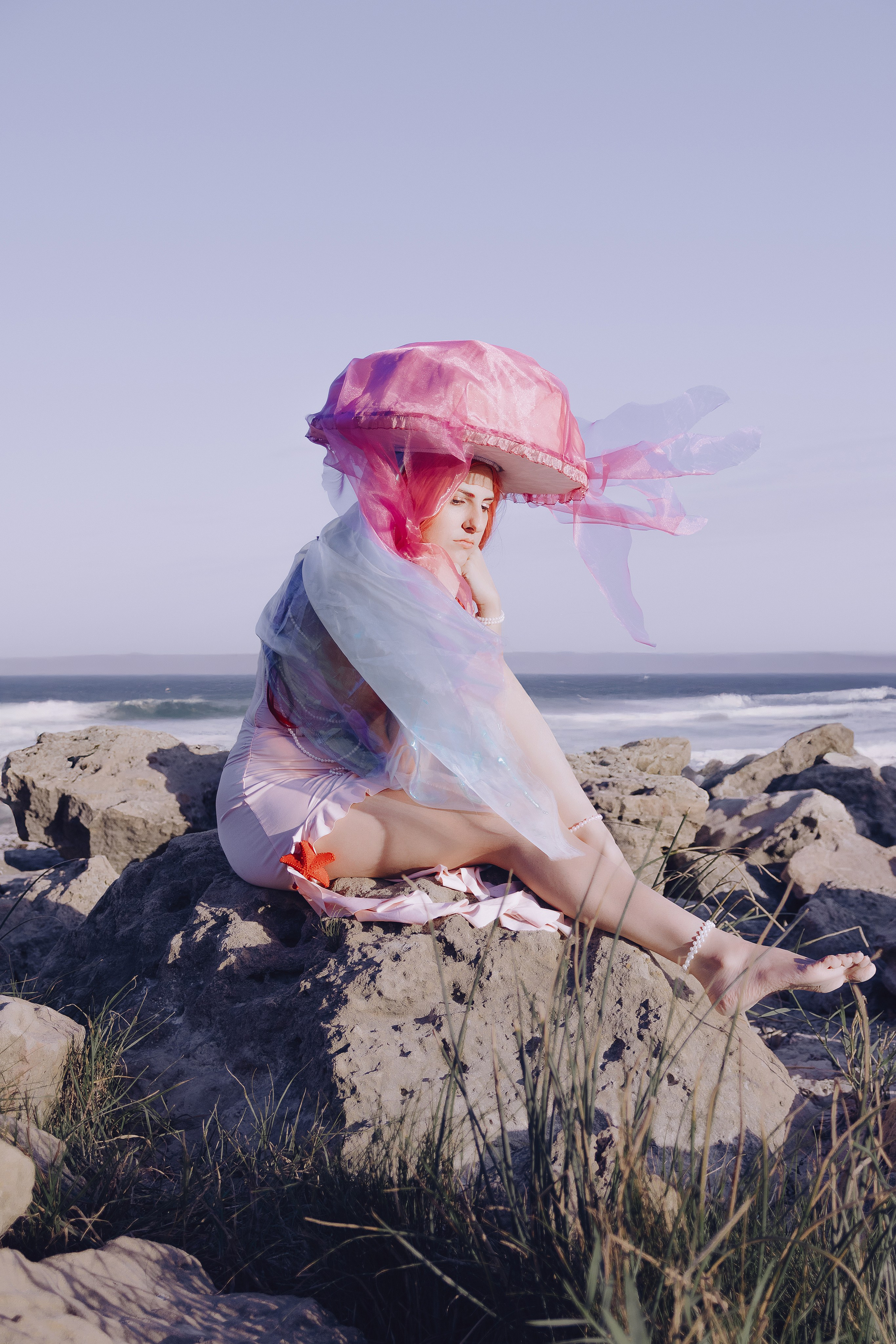 Фэнтези морской фотопроект в Ростове-на-Дону. Креативный фэнтези проект на тему моря в Ростове-на-Дону. Арт фотограф LaKazaretto портфолио. Женский фотограф Антон Казарин в Ростове-на-Дону.