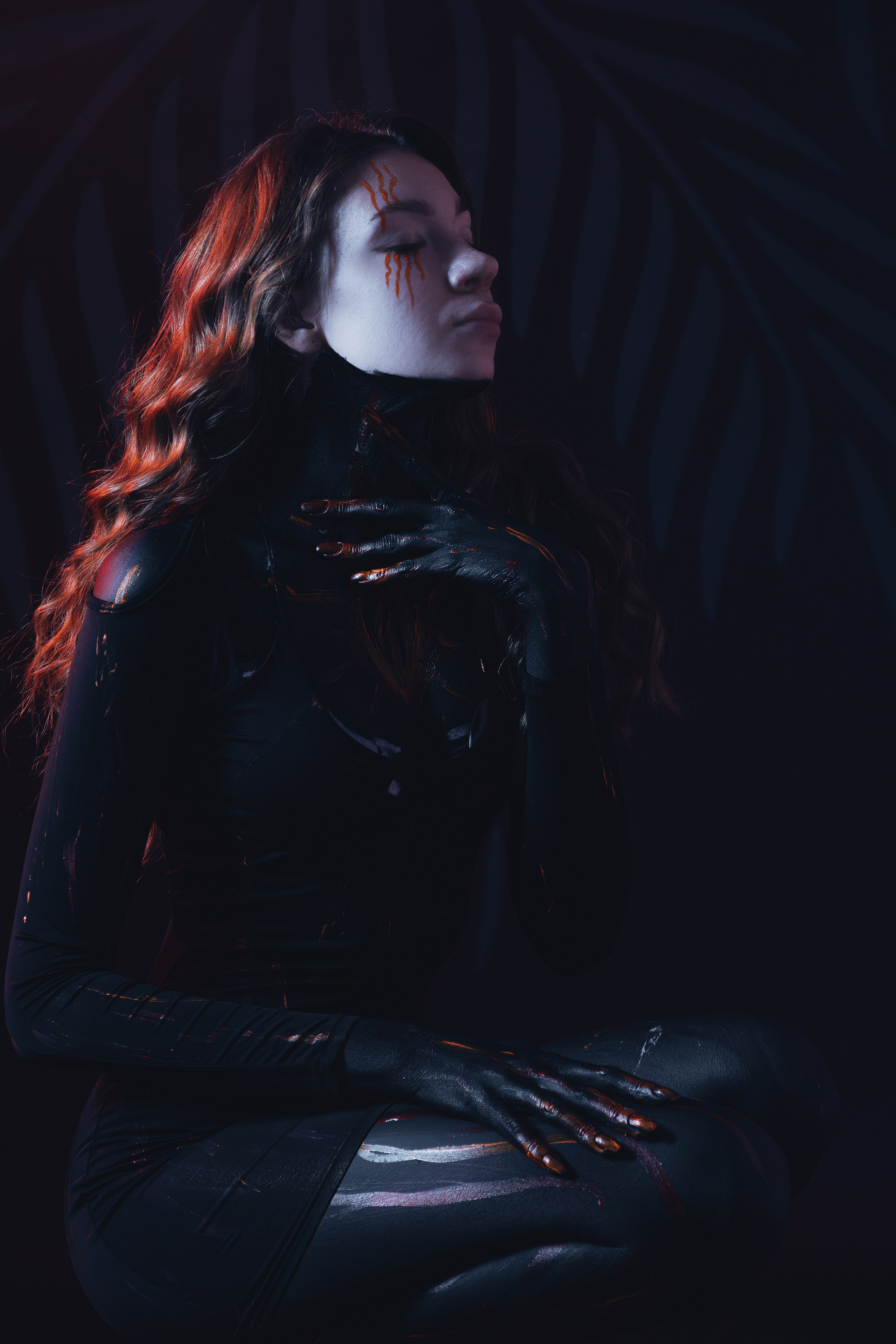 Креативный фотопроект в Ростове-на-Дону в образах Огненного пантеона. Огненный персонажи на творческой съёмке в Ростове-на-Дону. Женский фотограф в Ростове-на-Дону.