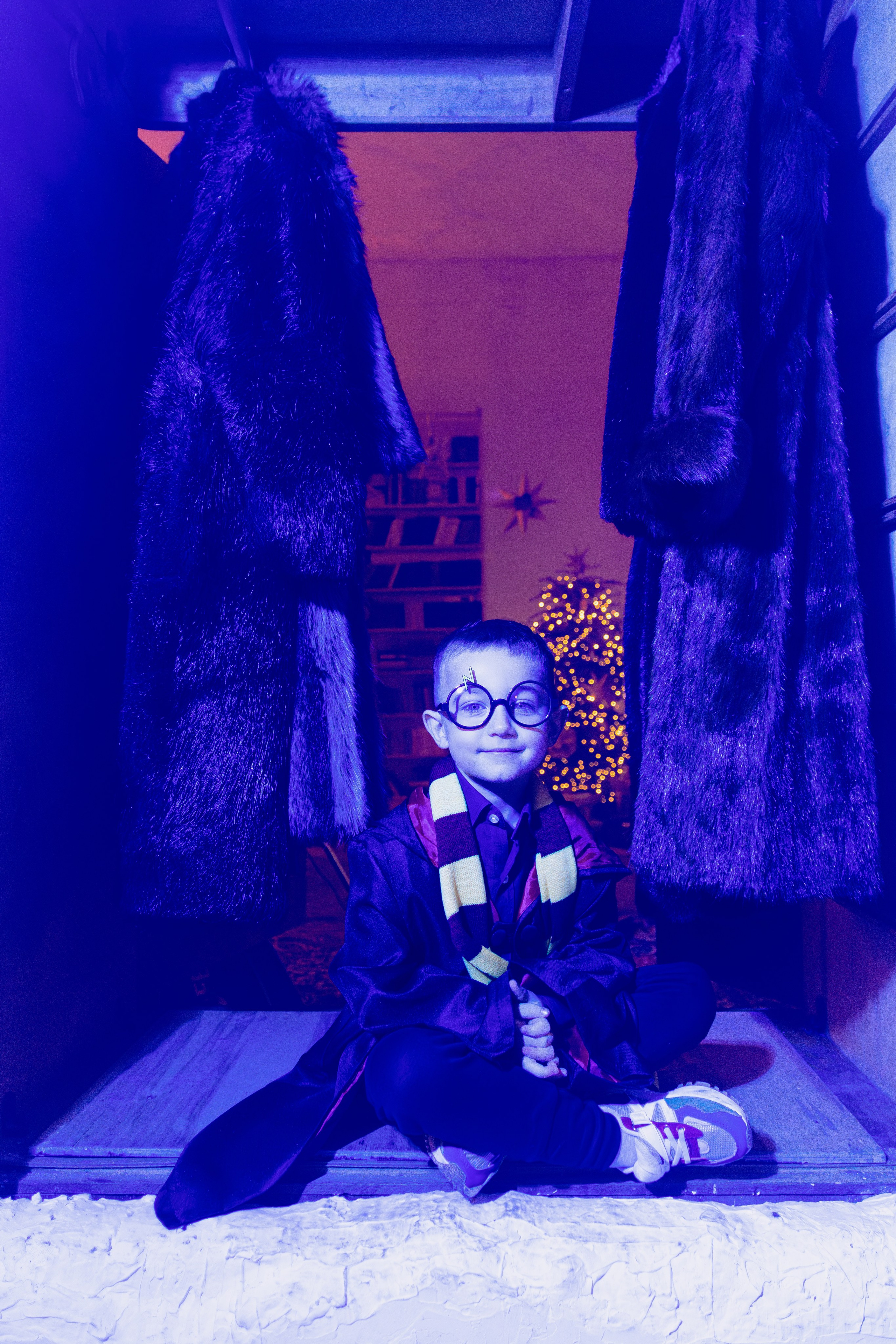 Детская фотосессия в образе Гарри Поттера. Креативная фотосъёмка детей в Ростове-на-Дону.