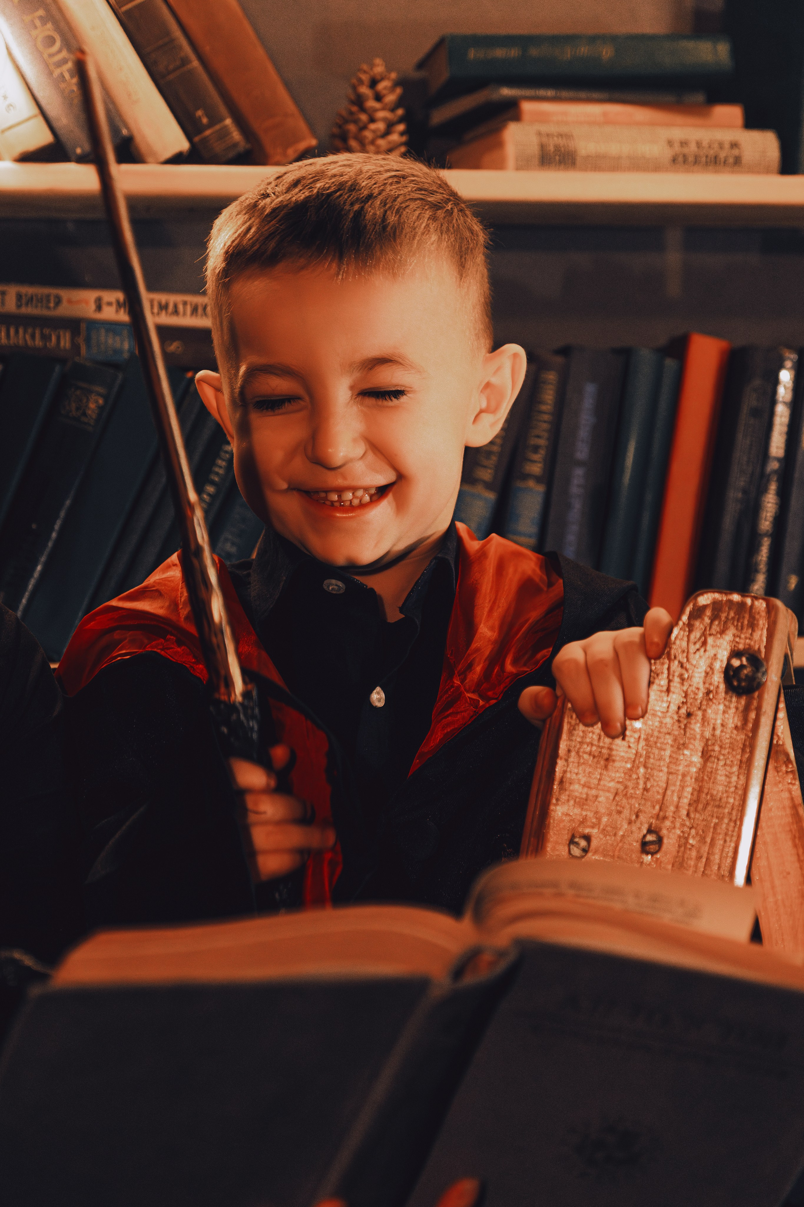 Детская фотосессия в образе Гарри Поттера. Креативная фотосъёмка детей в Ростове-на-Дону.