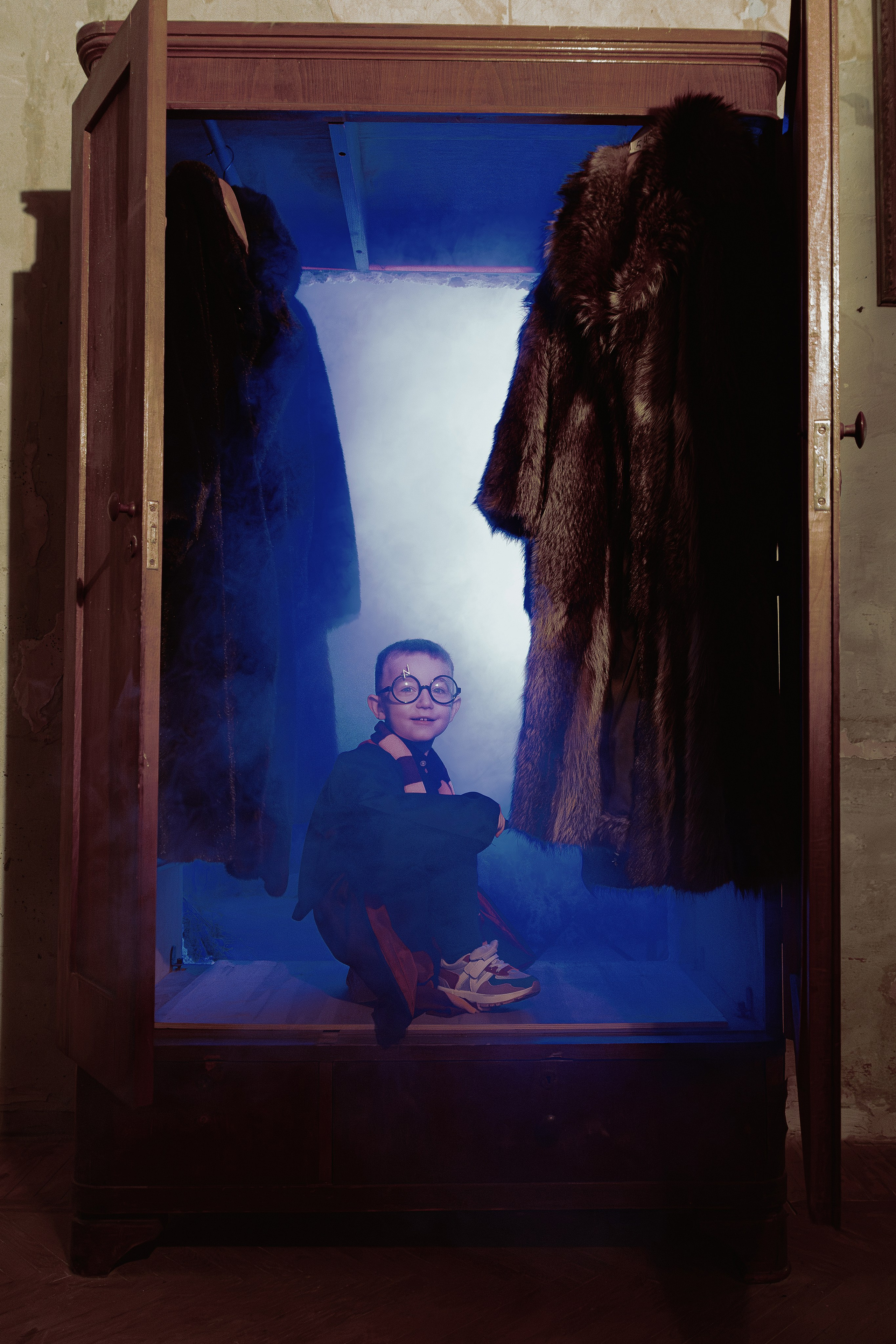 Детская фотосессия в образе Гарри Поттера. Креативная фотосъёмка детей в Ростове-на-Дону.