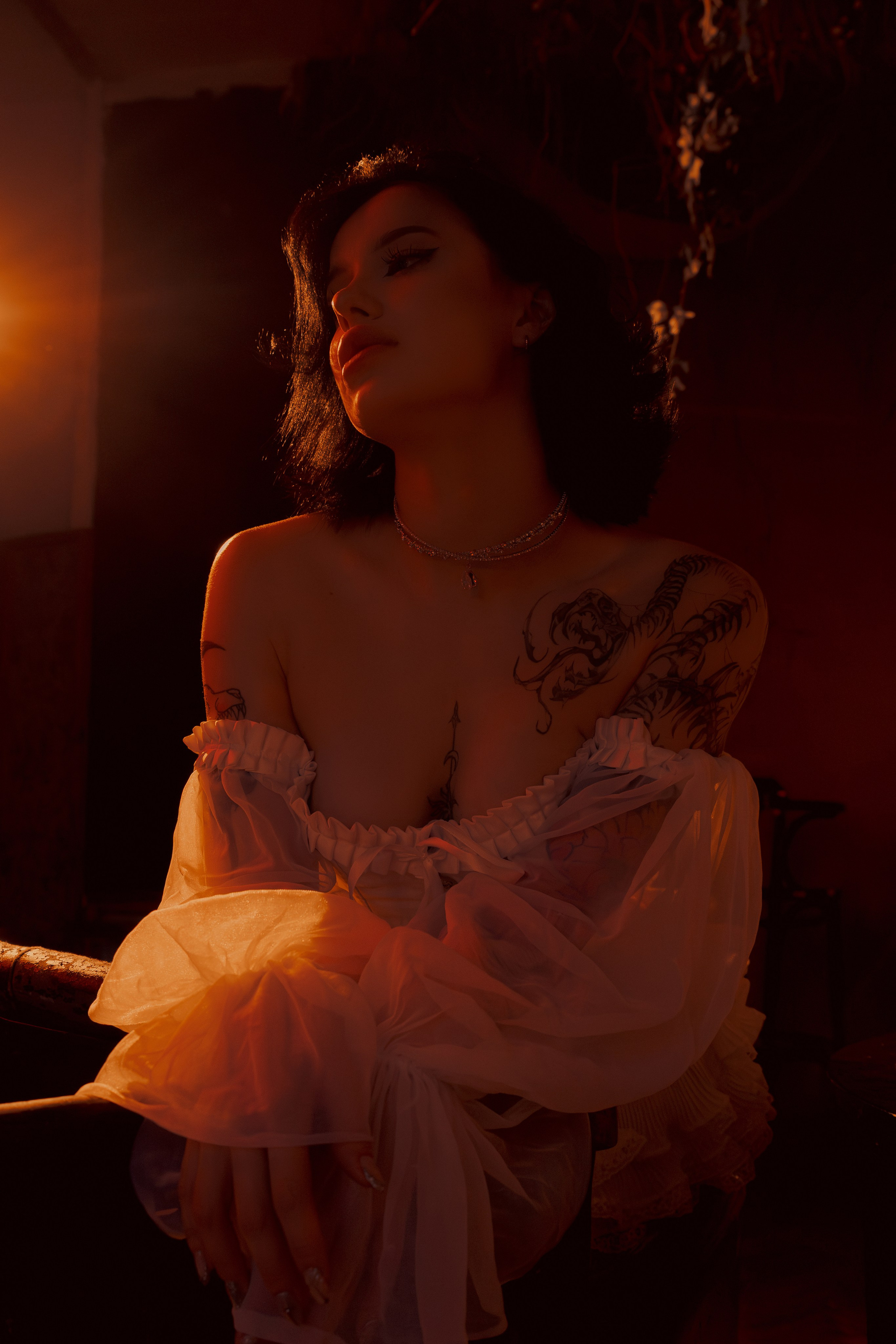 Изысканная ню-съёмка в старинном стиле