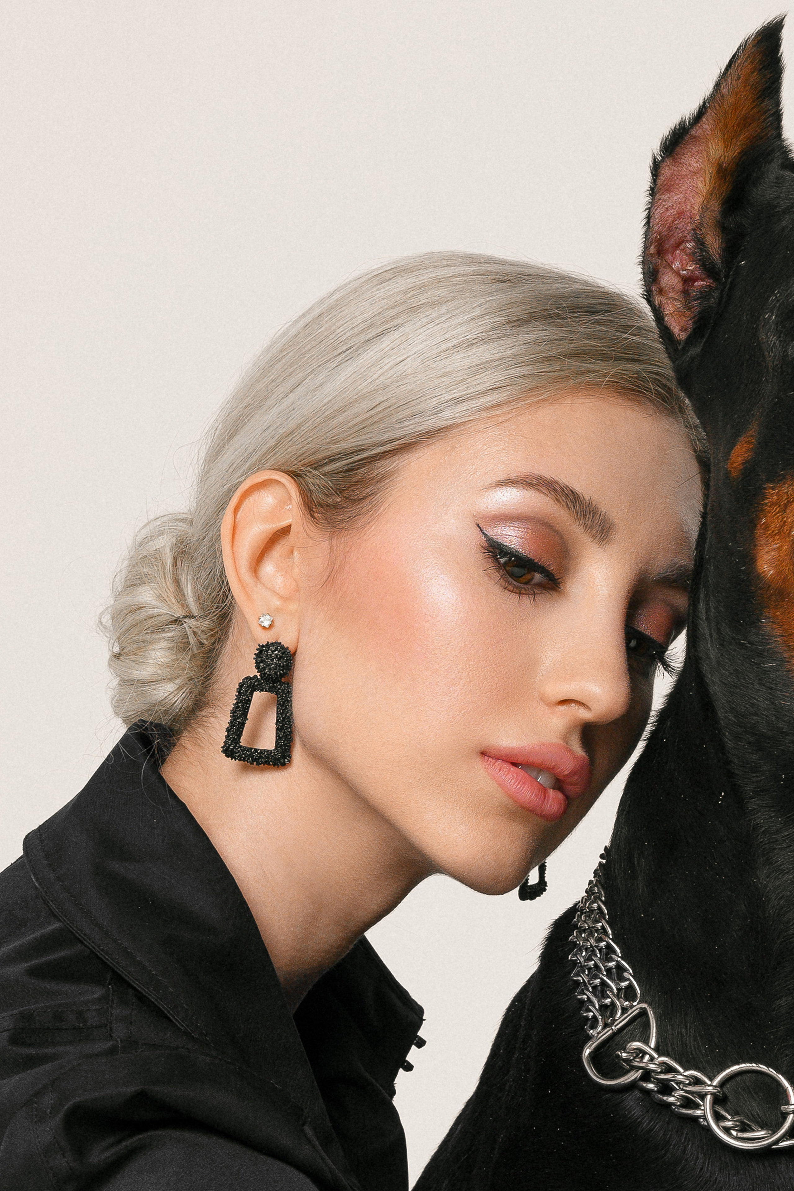 Фотосессия с доберманами