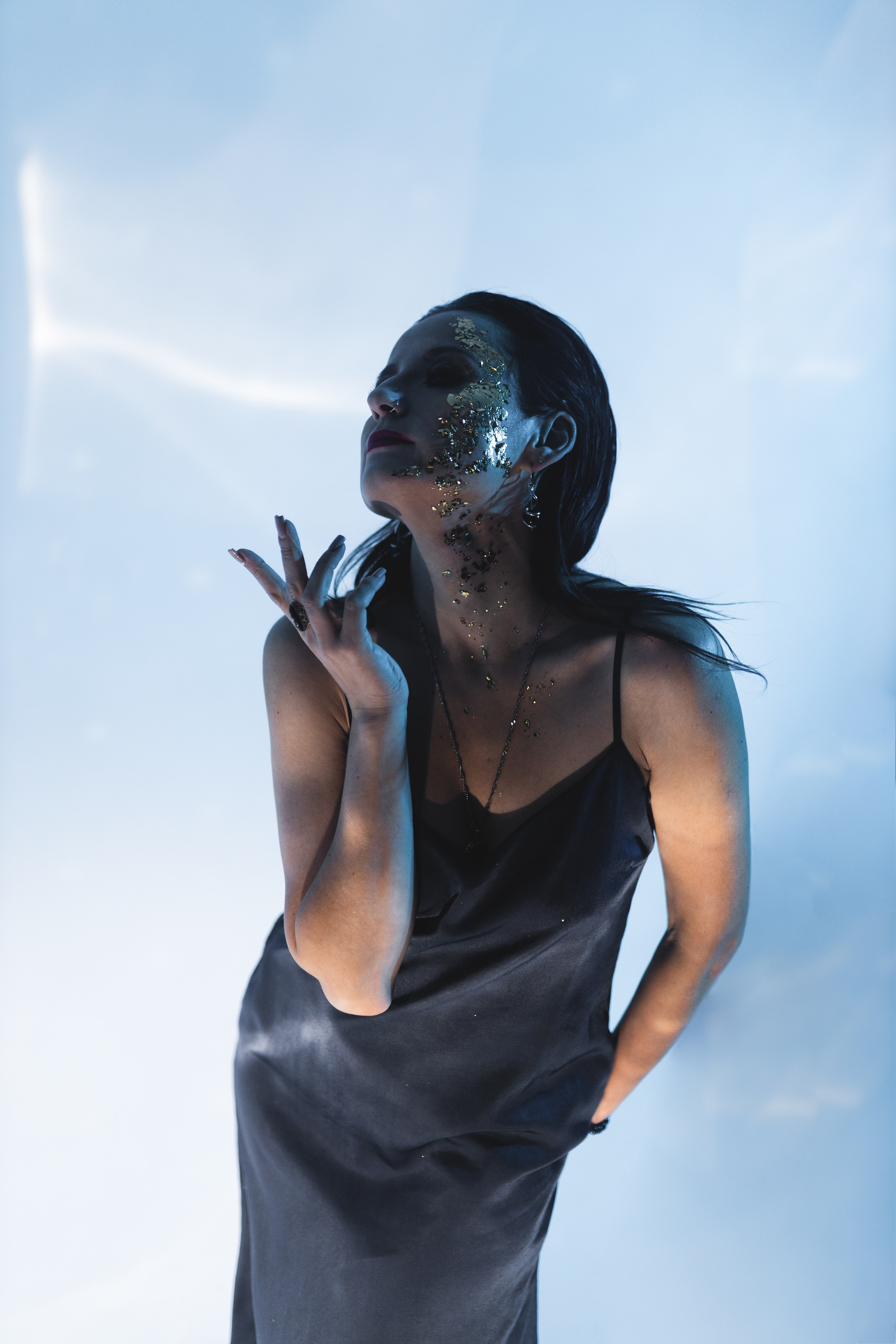 Under water