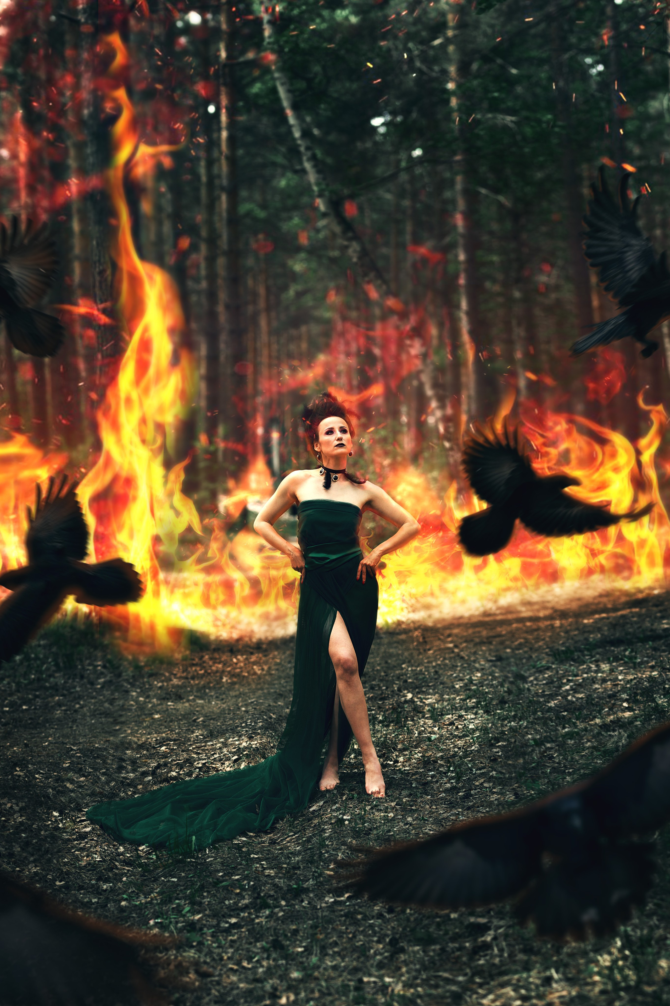Witch of the green forest