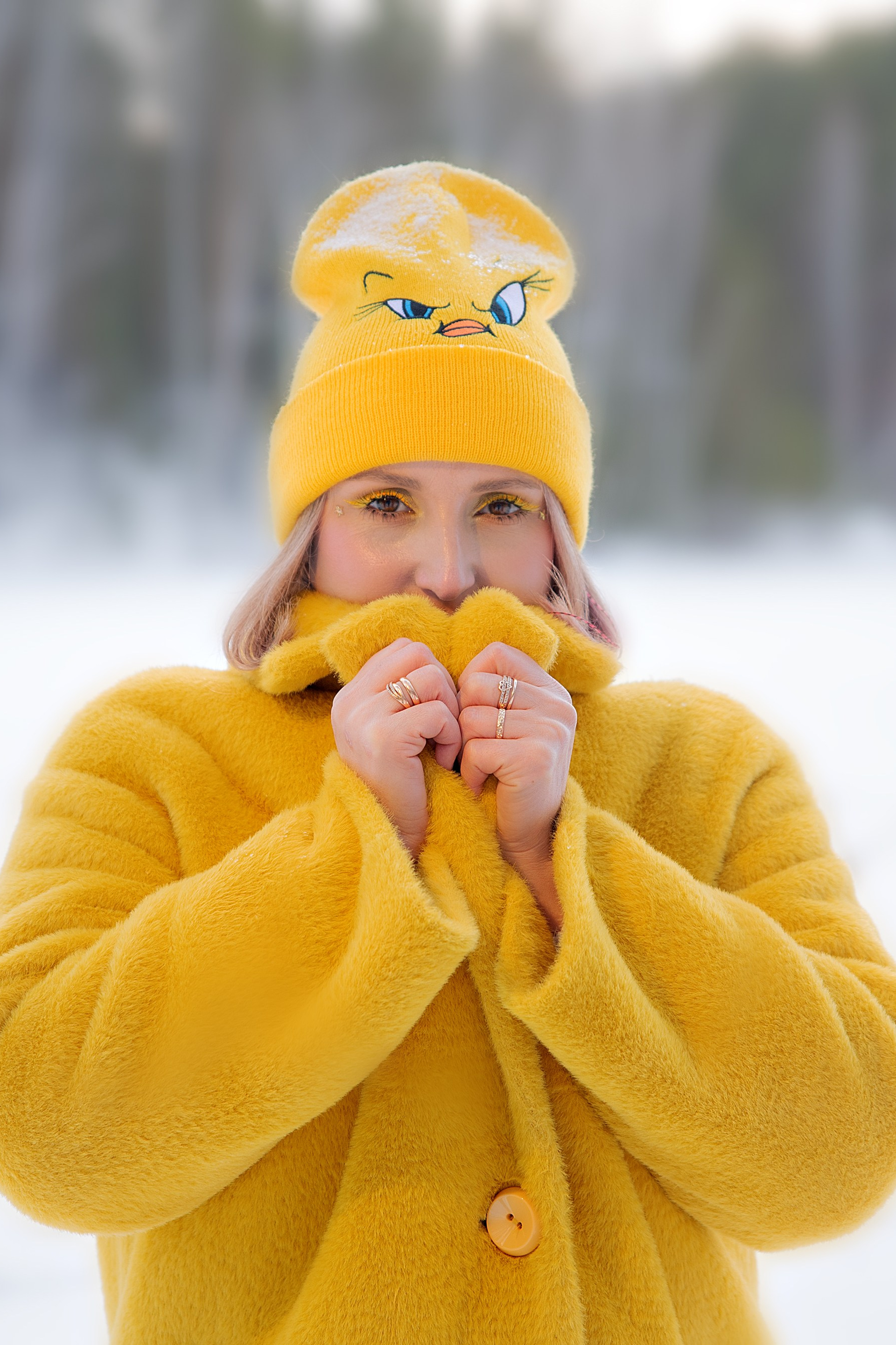 Индивидуальна и&nbsp;портретная фотосессия для Евгении, прогулка в&nbsp;зимнем лесу санатория Дальняя Дача.