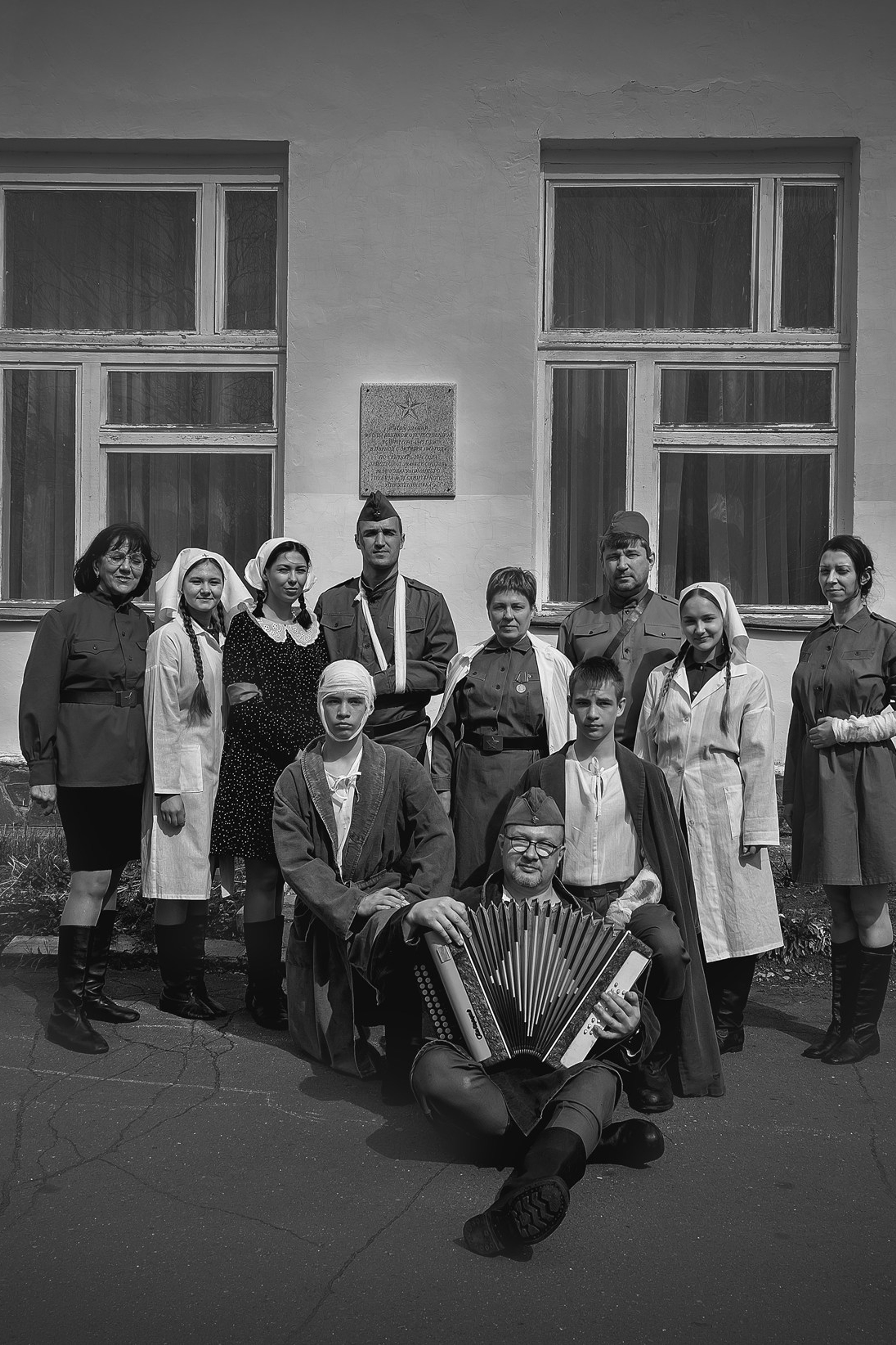 Фотопроект 9&nbsp;мая! Был снят на&nbsp;территории Санатория&nbsp;Д.&nbsp;Дача, где в&nbsp;годы войны был госпиталь. Воссоздали картину тех&nbsp;лет.