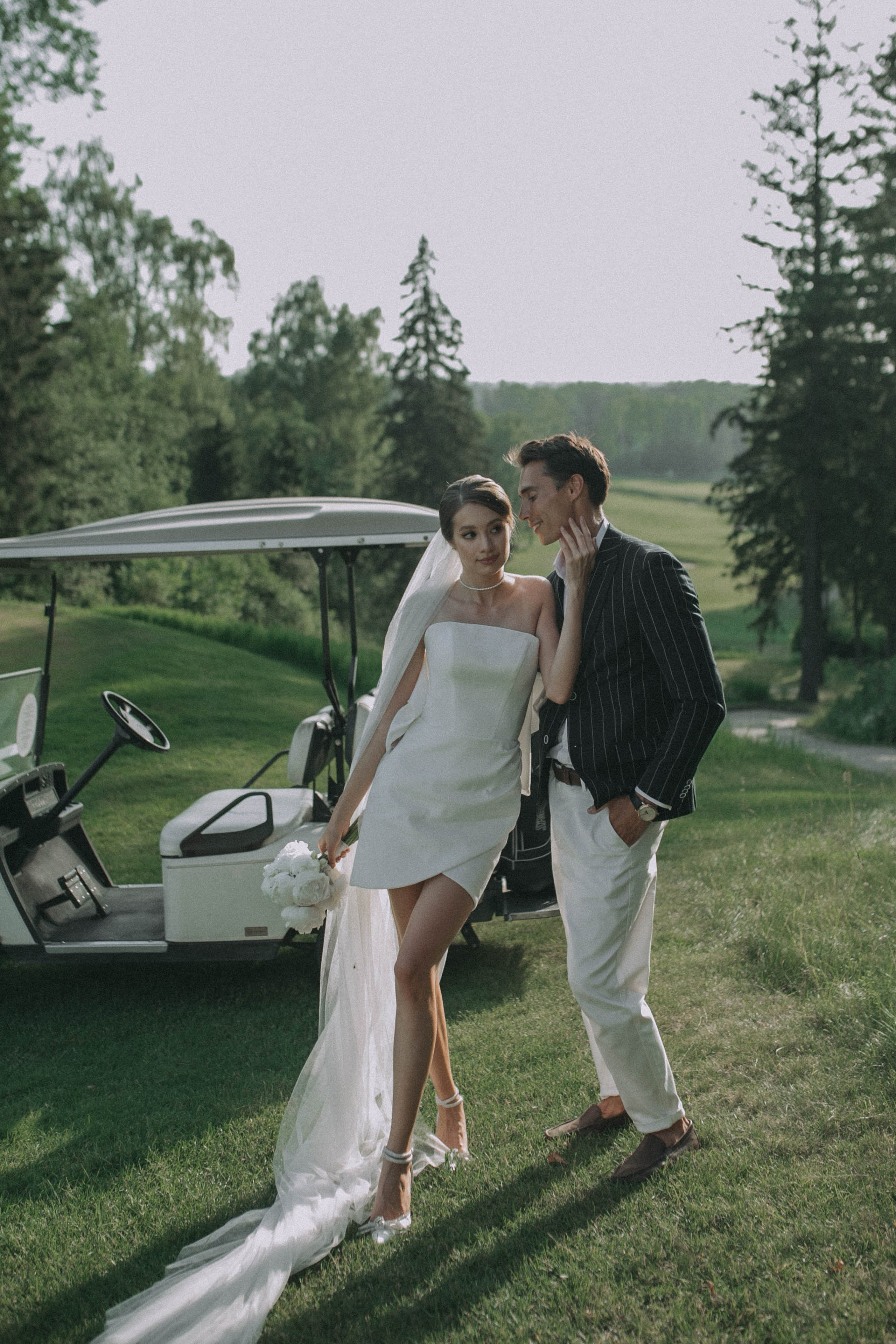 Alina & Georgy Golf Wed