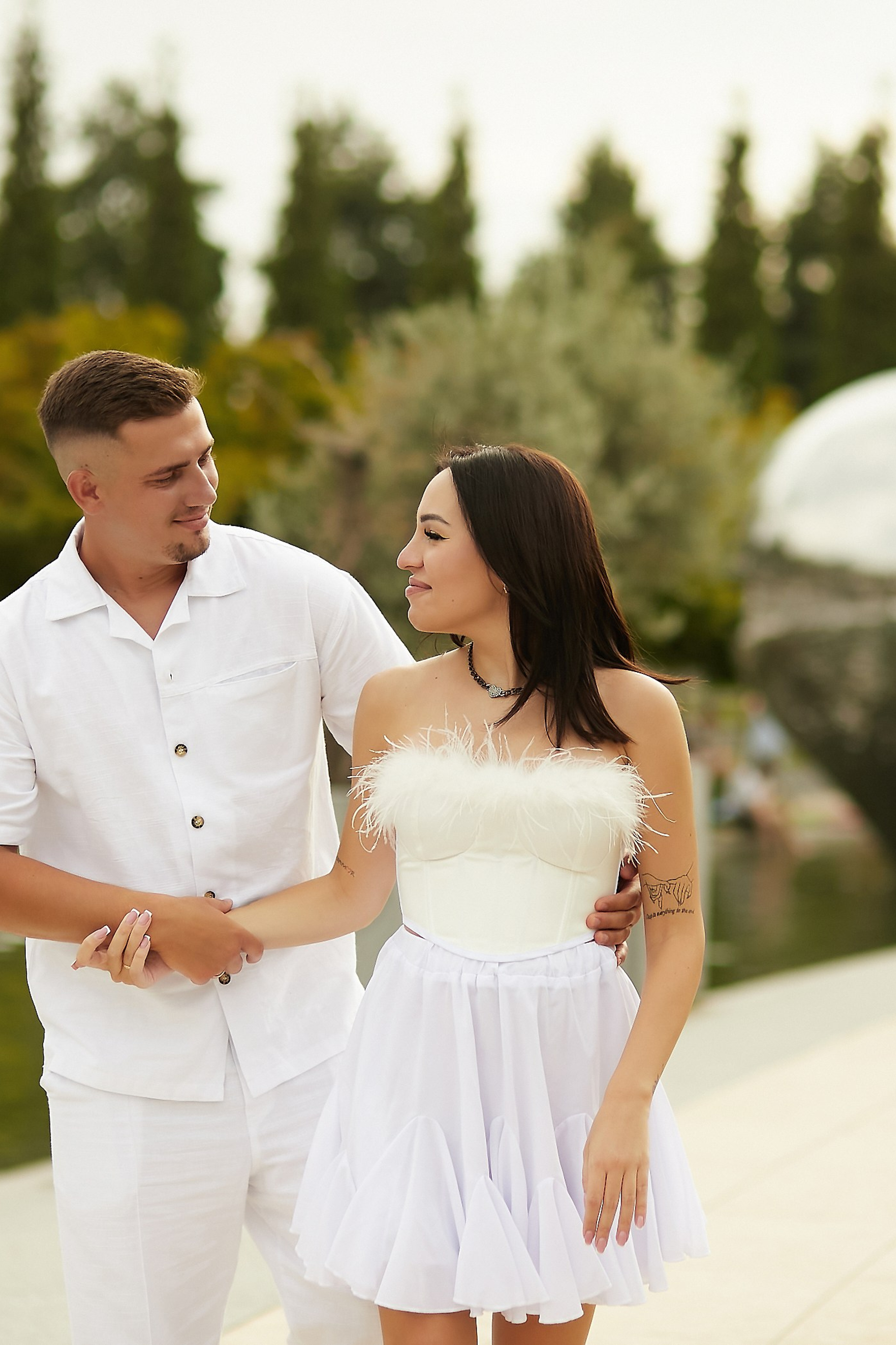 Прогулочная свадебная фотосессия в парке Краснодар