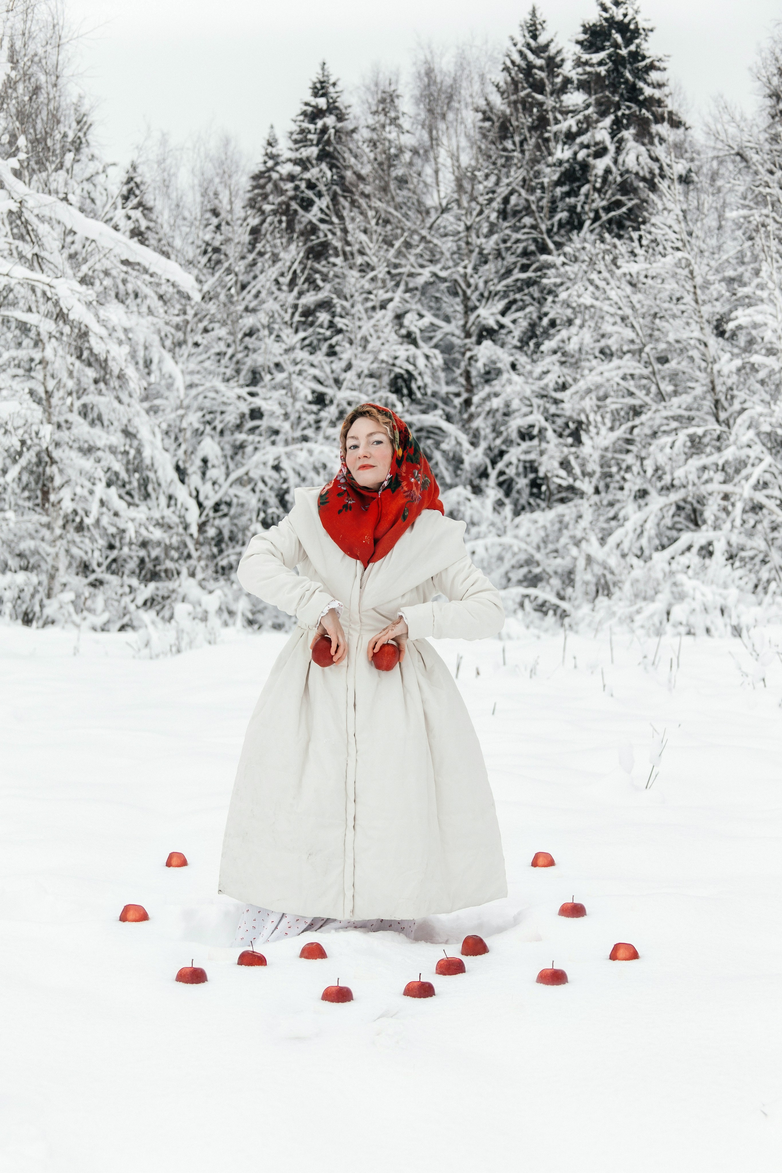 Зимняя фотосессия Алиса