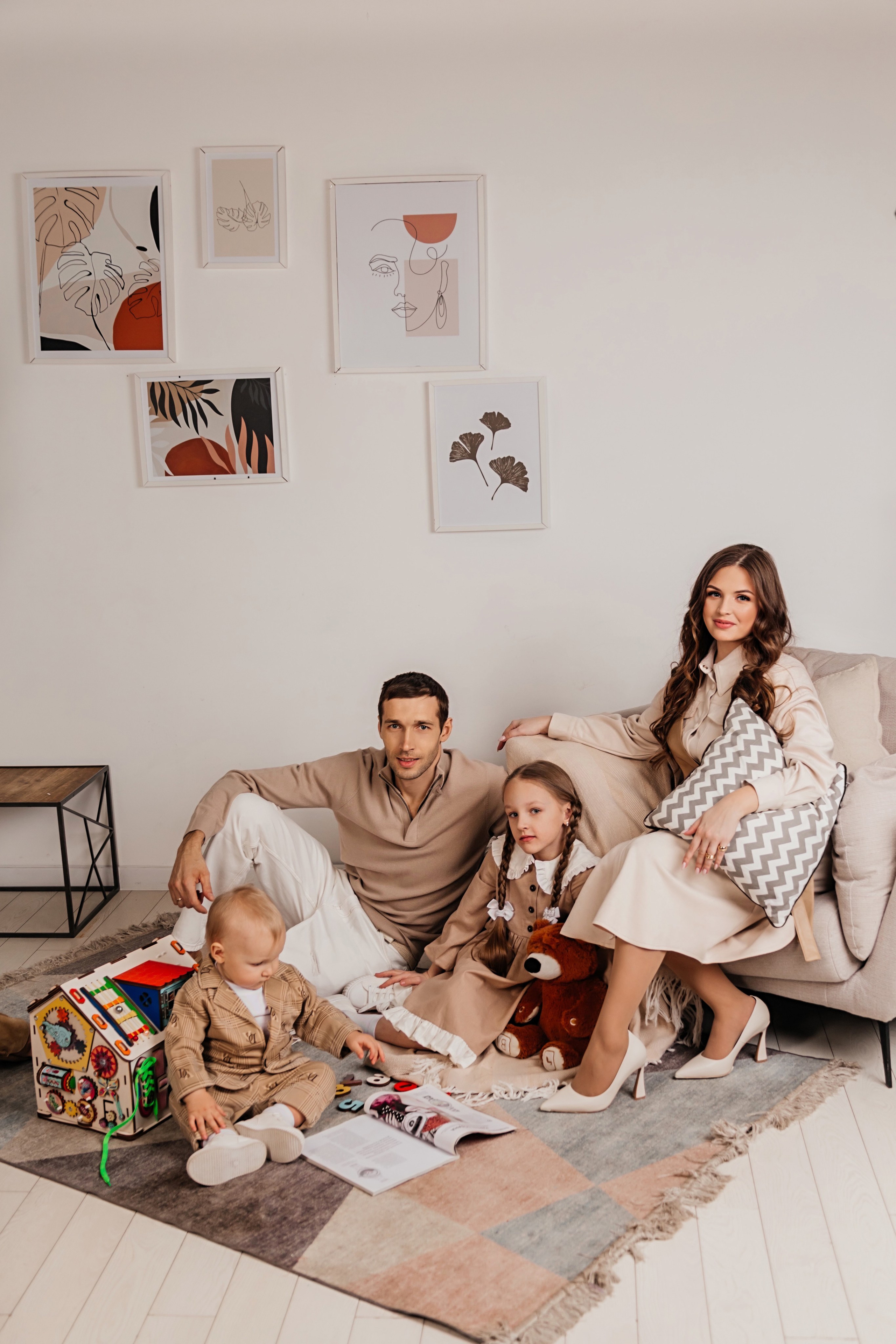 Семейная съемка в студии