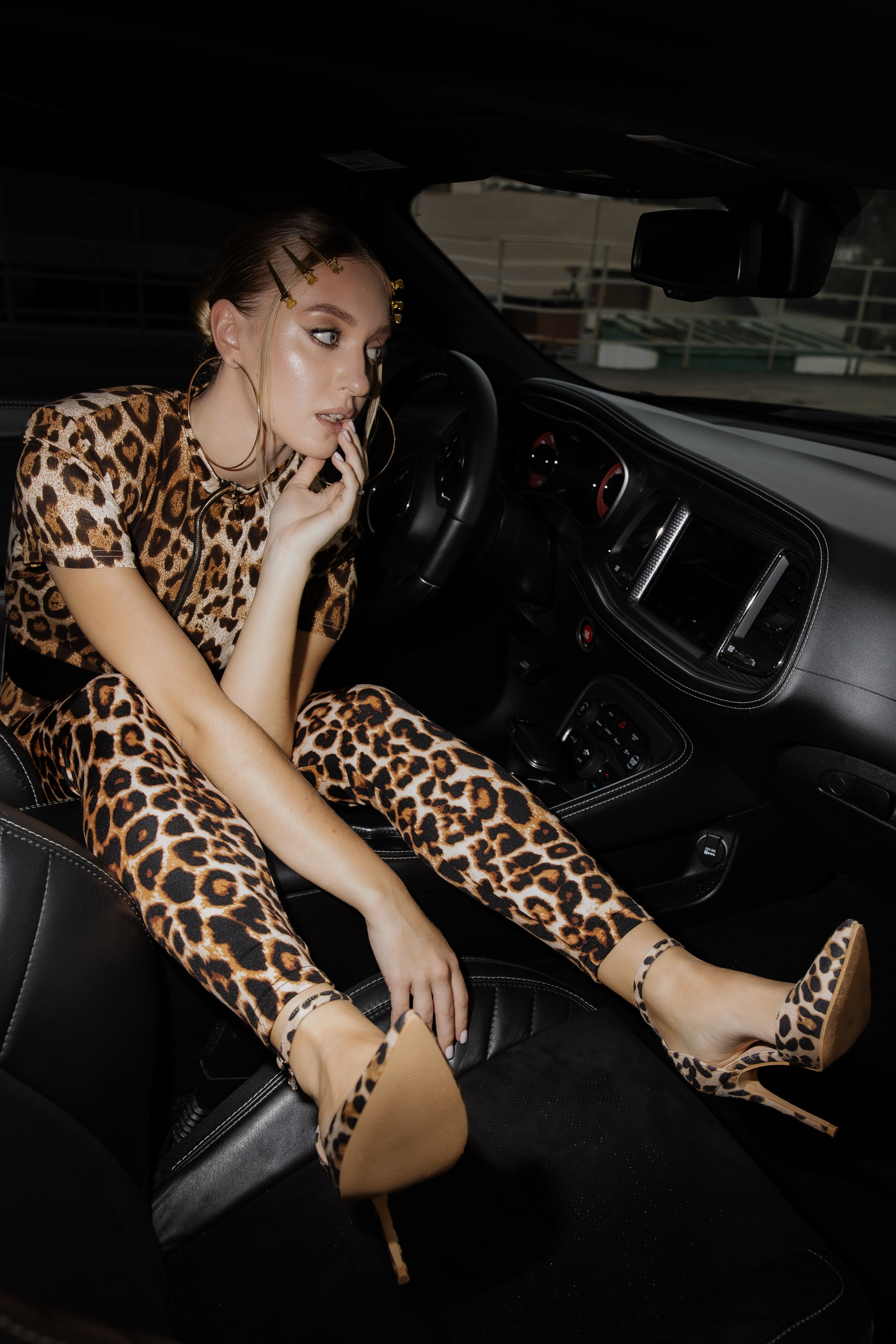 Съемка с машиной