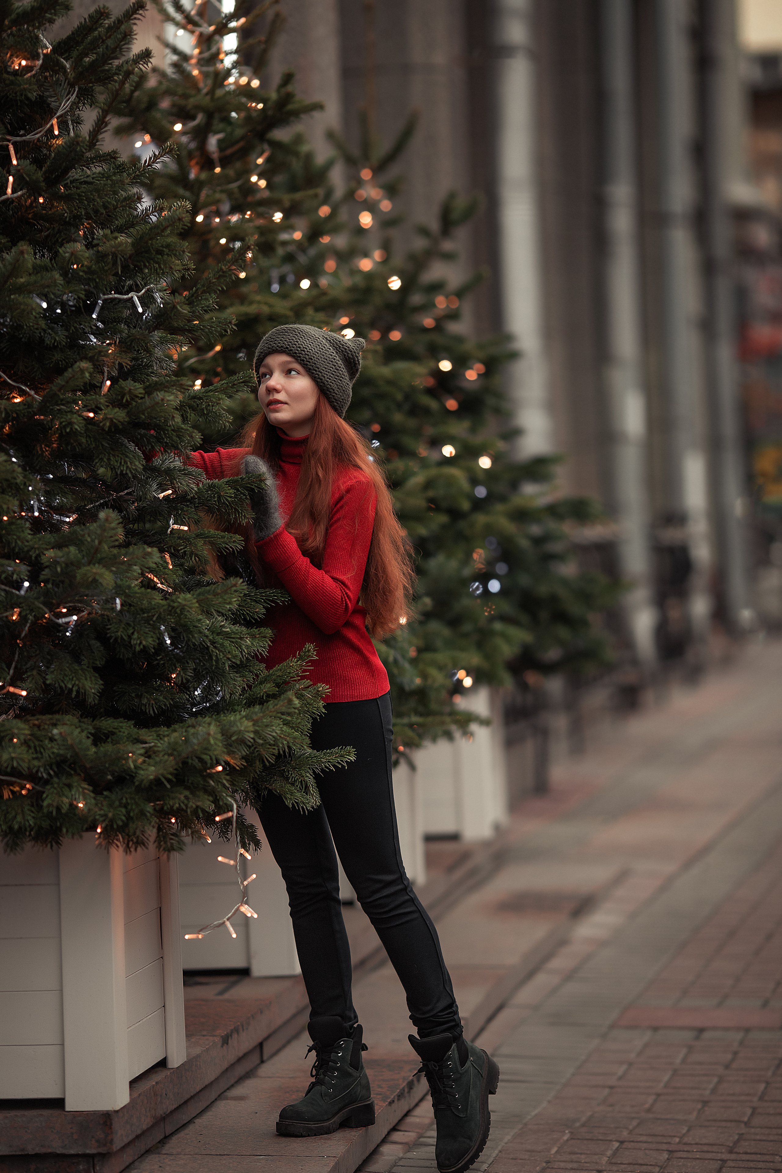 фотосессия на старом арбате новогодняя
