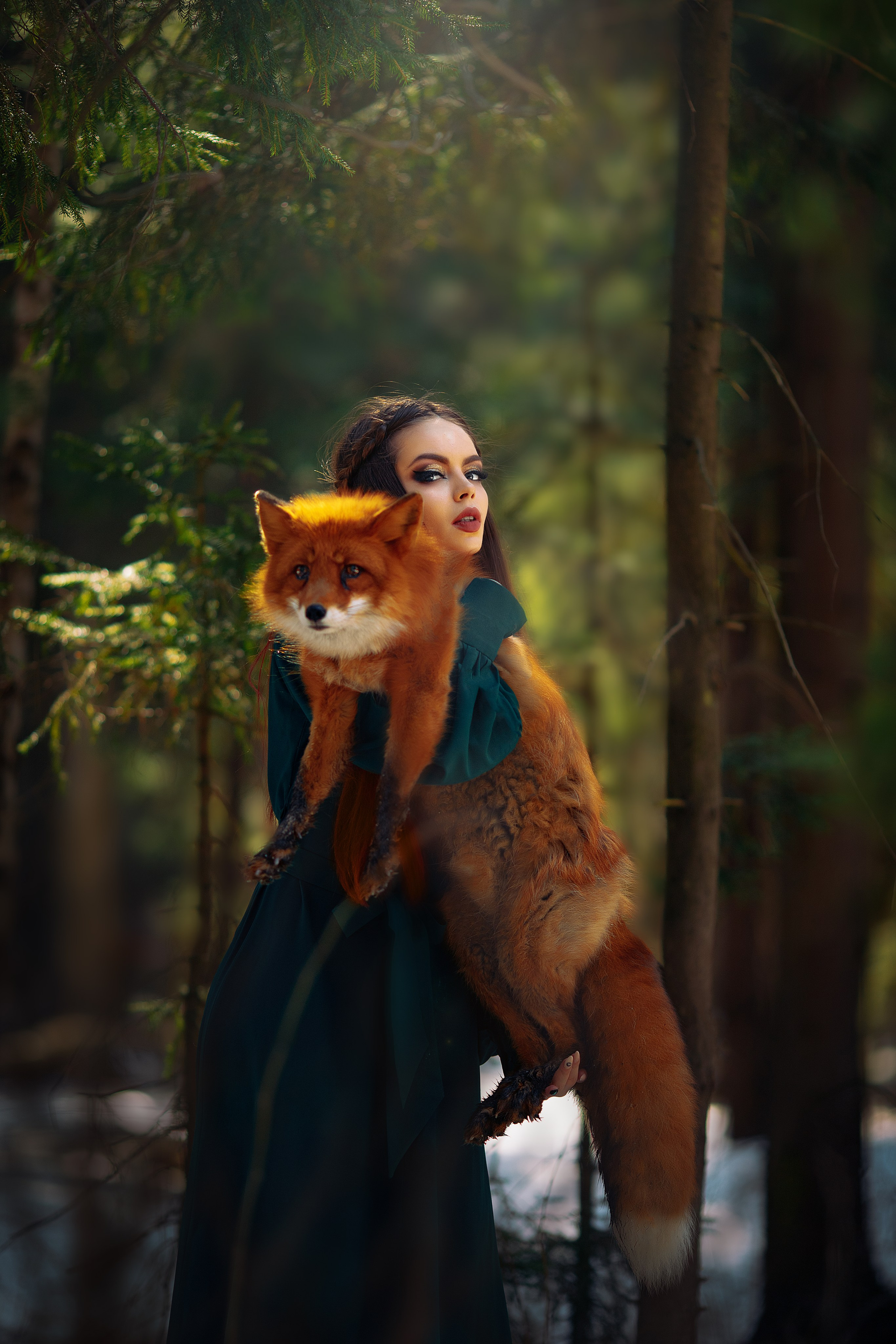 Фотосессии с животными. Сказочный фотограф в русском стиле в Москве Ангелина Старцева | Русский сказки|Фотосесессия в Азиатском стиле