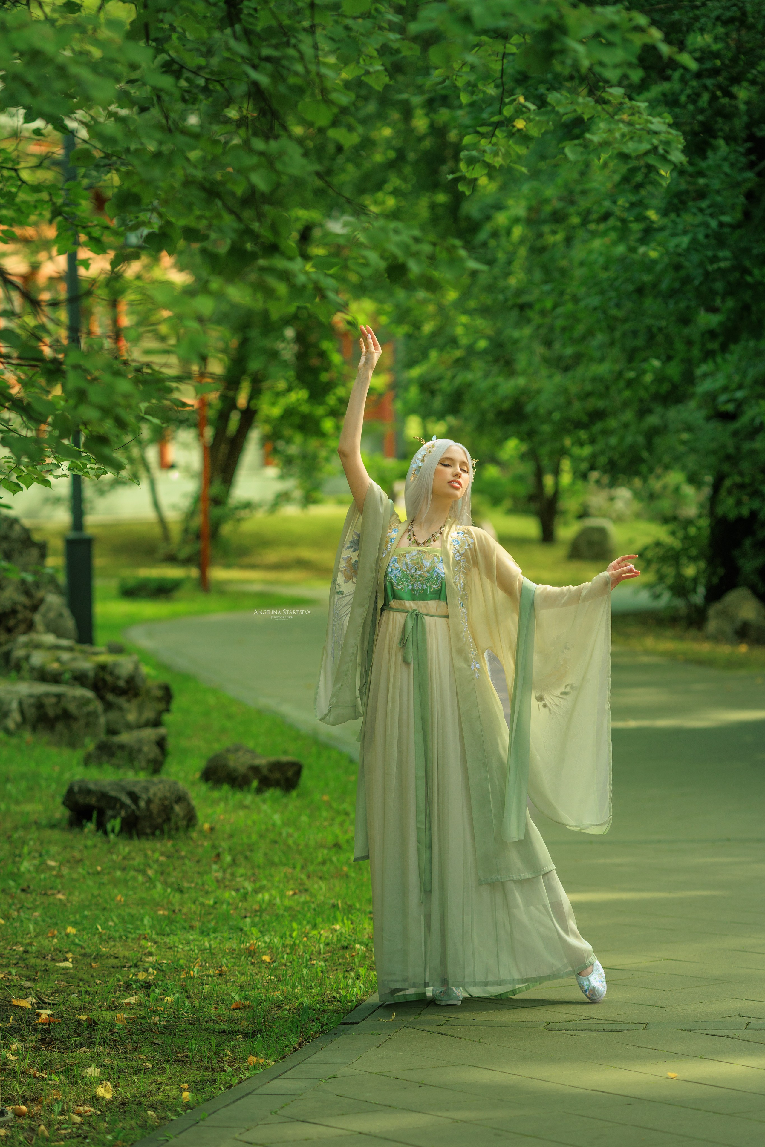 Небожительница, 天人. Сказочный фотограф в русском стиле в Москве Ангелина Старцева | Русский сказки|Фотосесессия в Азиатском стиле