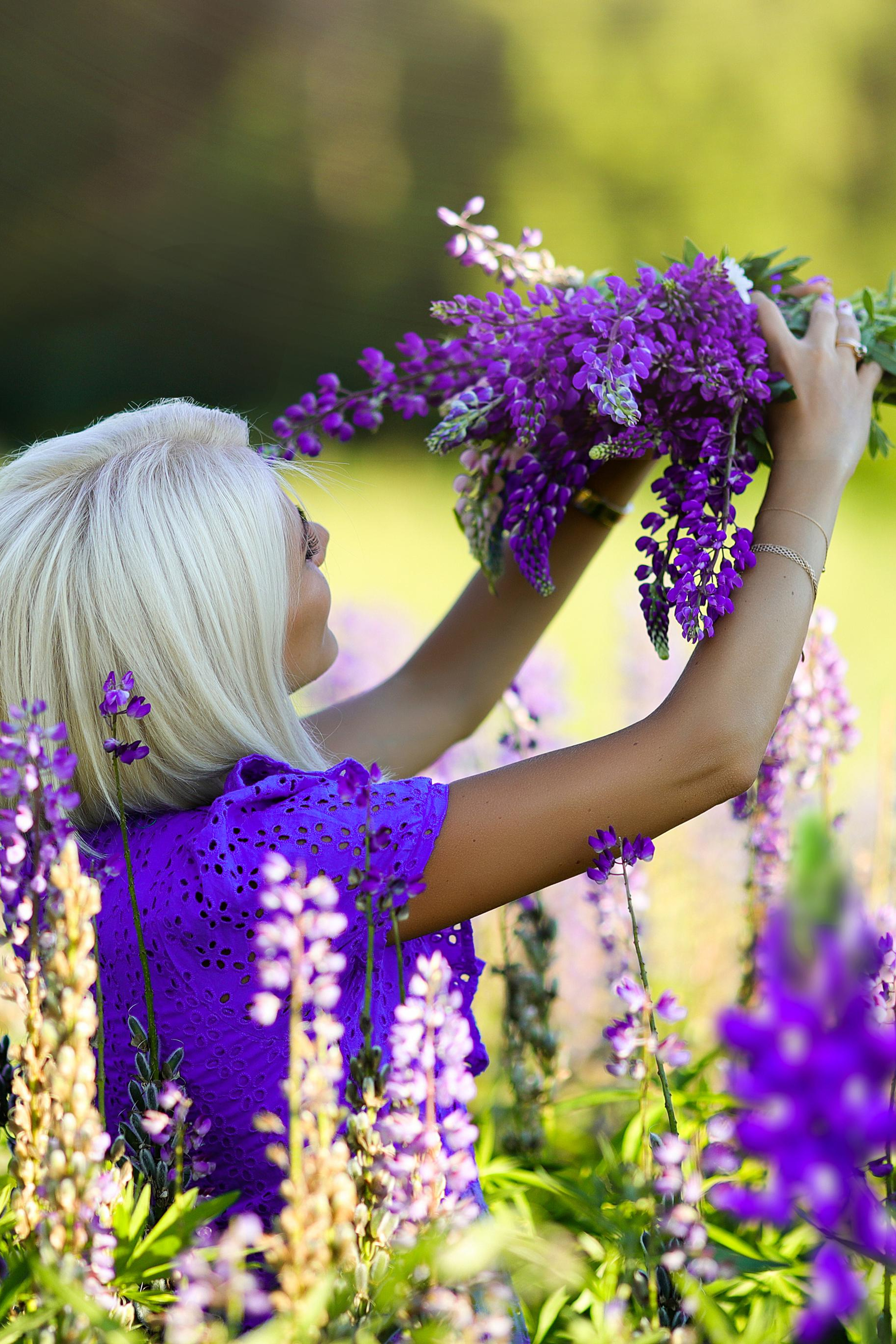 фотосессия в люпинах Москва и МО