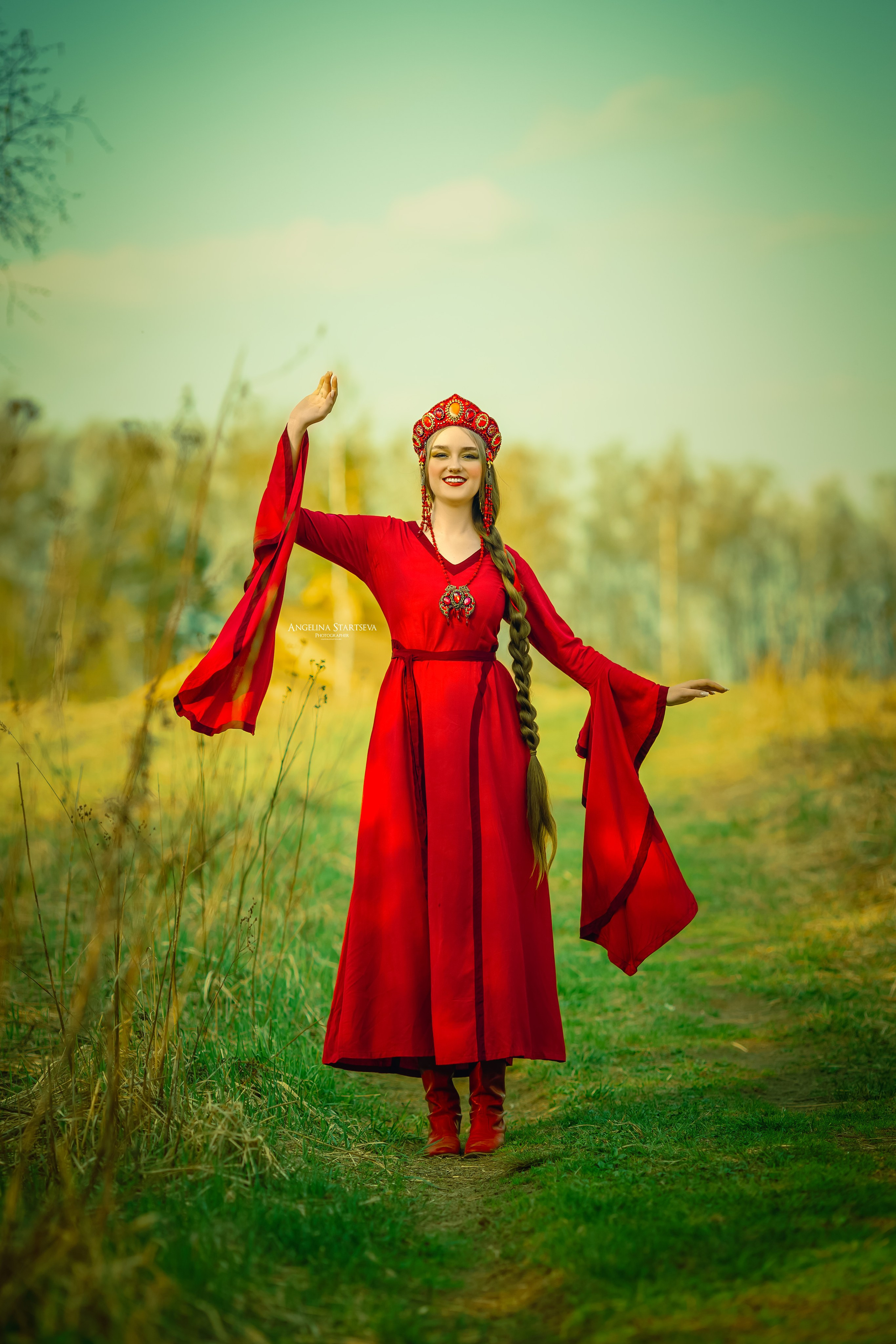 Леля. Сказочный фотограф в русском стиле в Москве Ангелина Старцева | Русский сказки|Фотосесессия в Азиатском стиле
