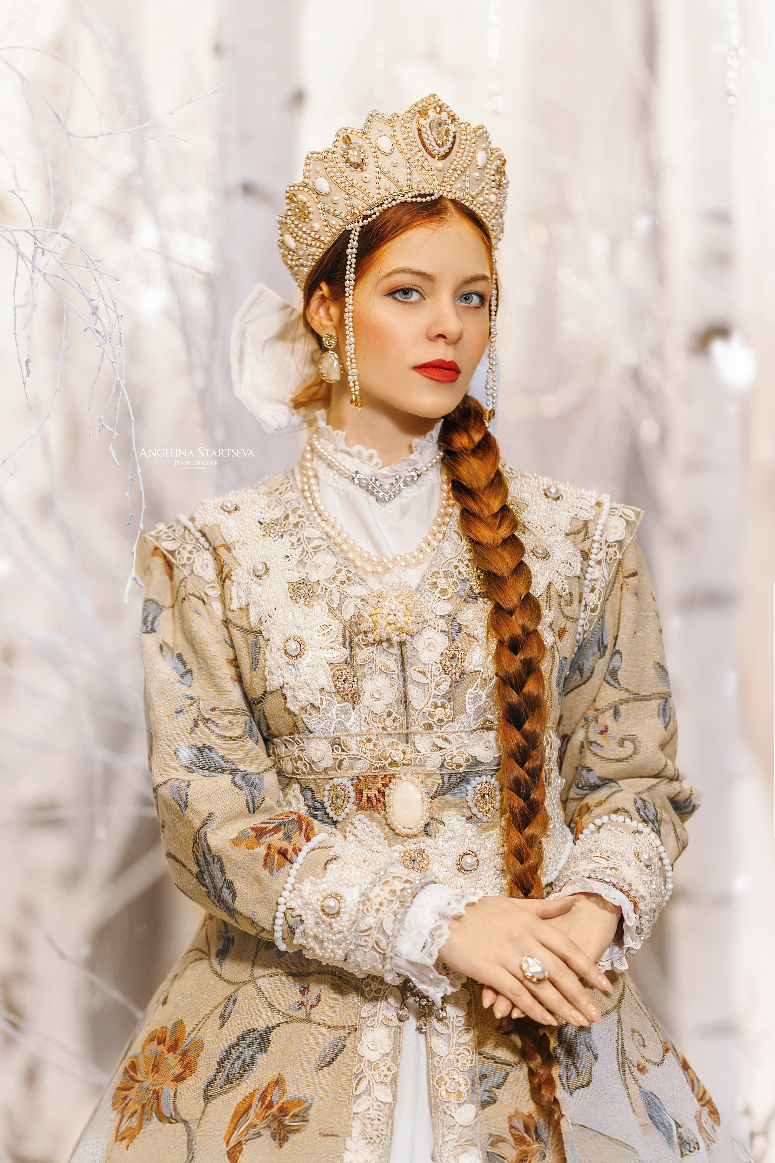 Анастасия- русская княжна. Сказочный фотограф в русском стиле в Москве Ангелина Старцева | Русский сказки|Фотосесессия в Азиатском стиле