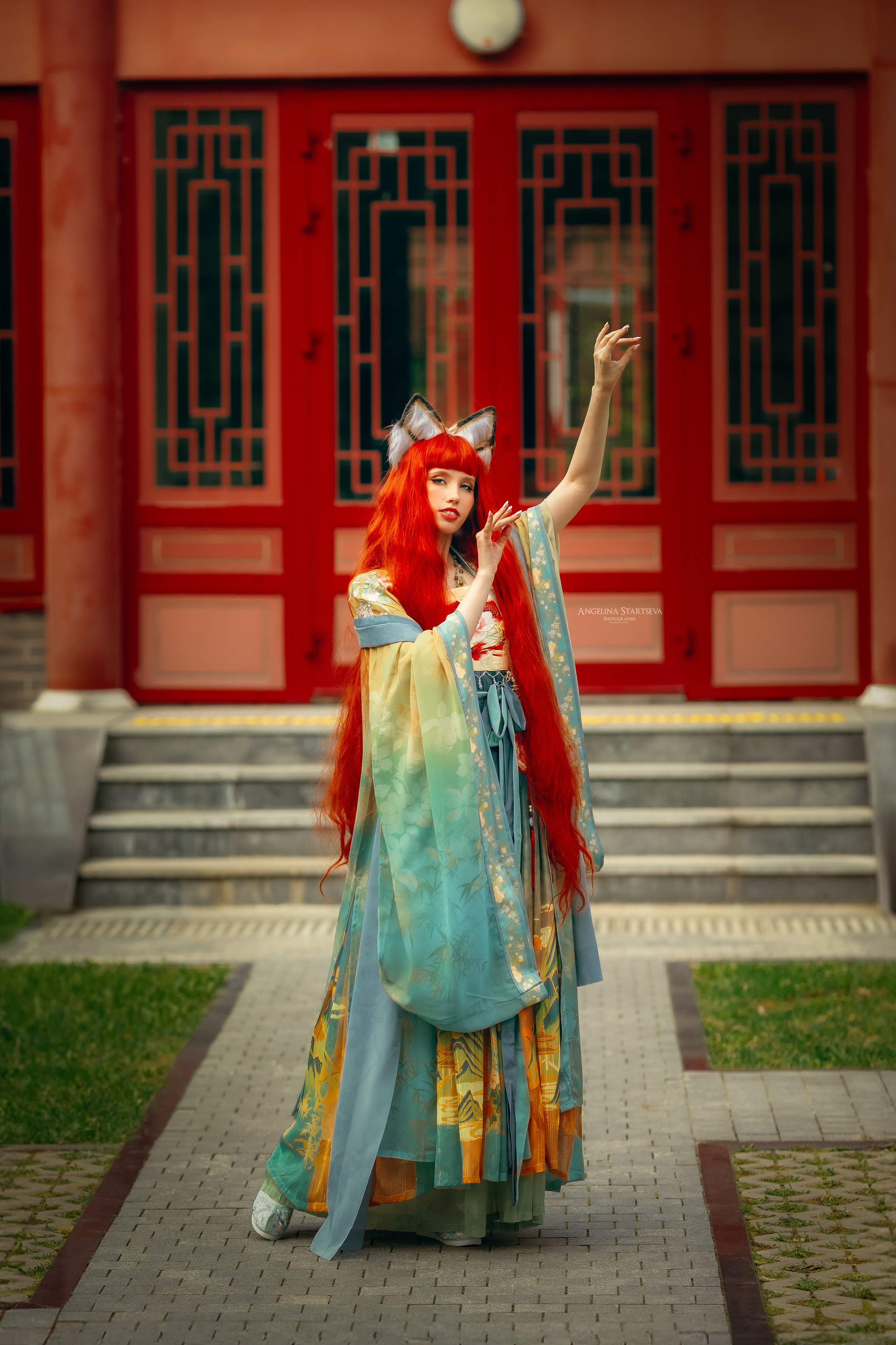 Китайская лиса, Хули-цзин 狐貍精. Сказочный фотограф в русском стиле в Москве Ангелина Старцева | Русский сказки|Фотосесессия в Азиатском стиле