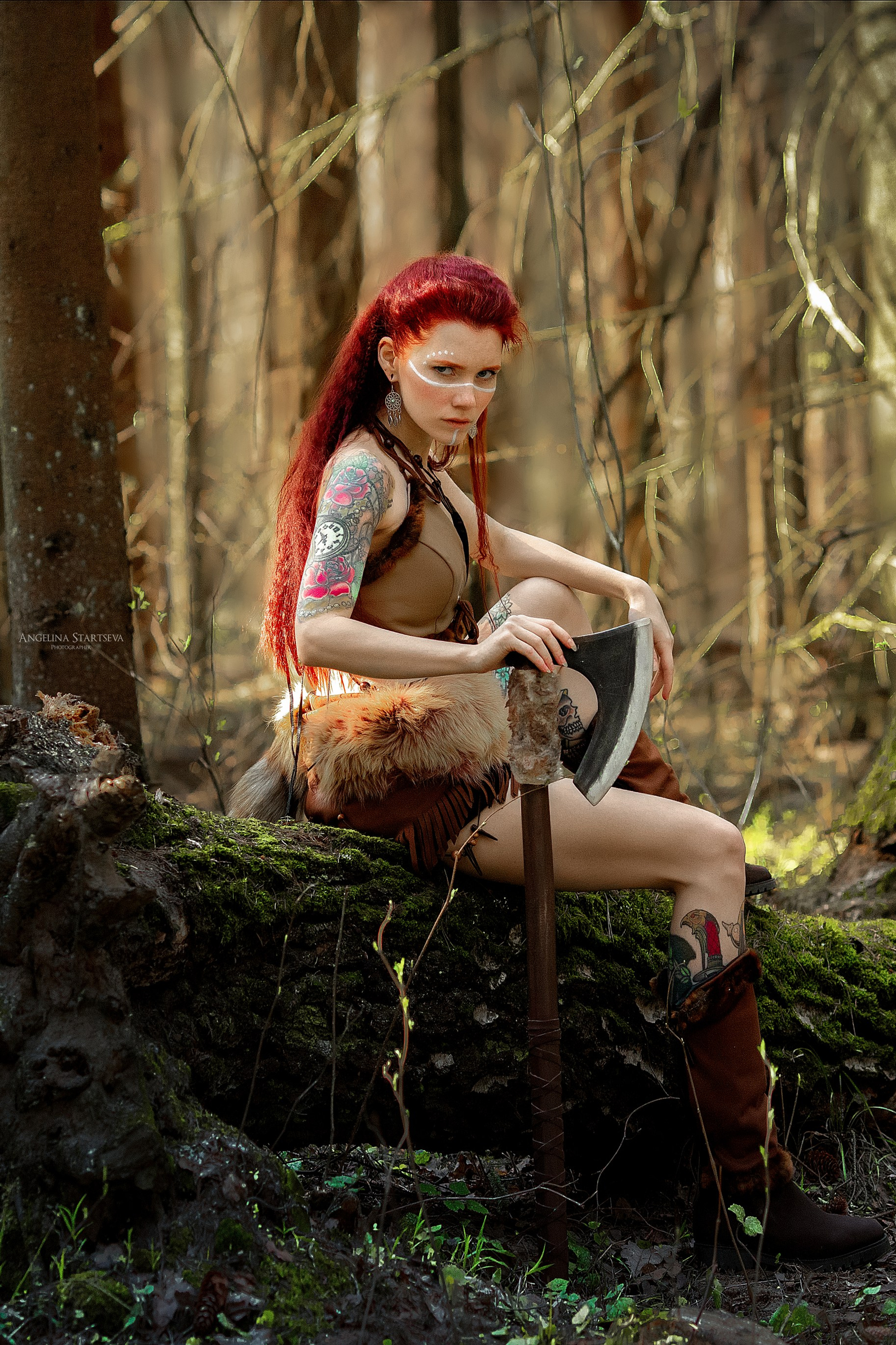 женская фотосессия амазонки