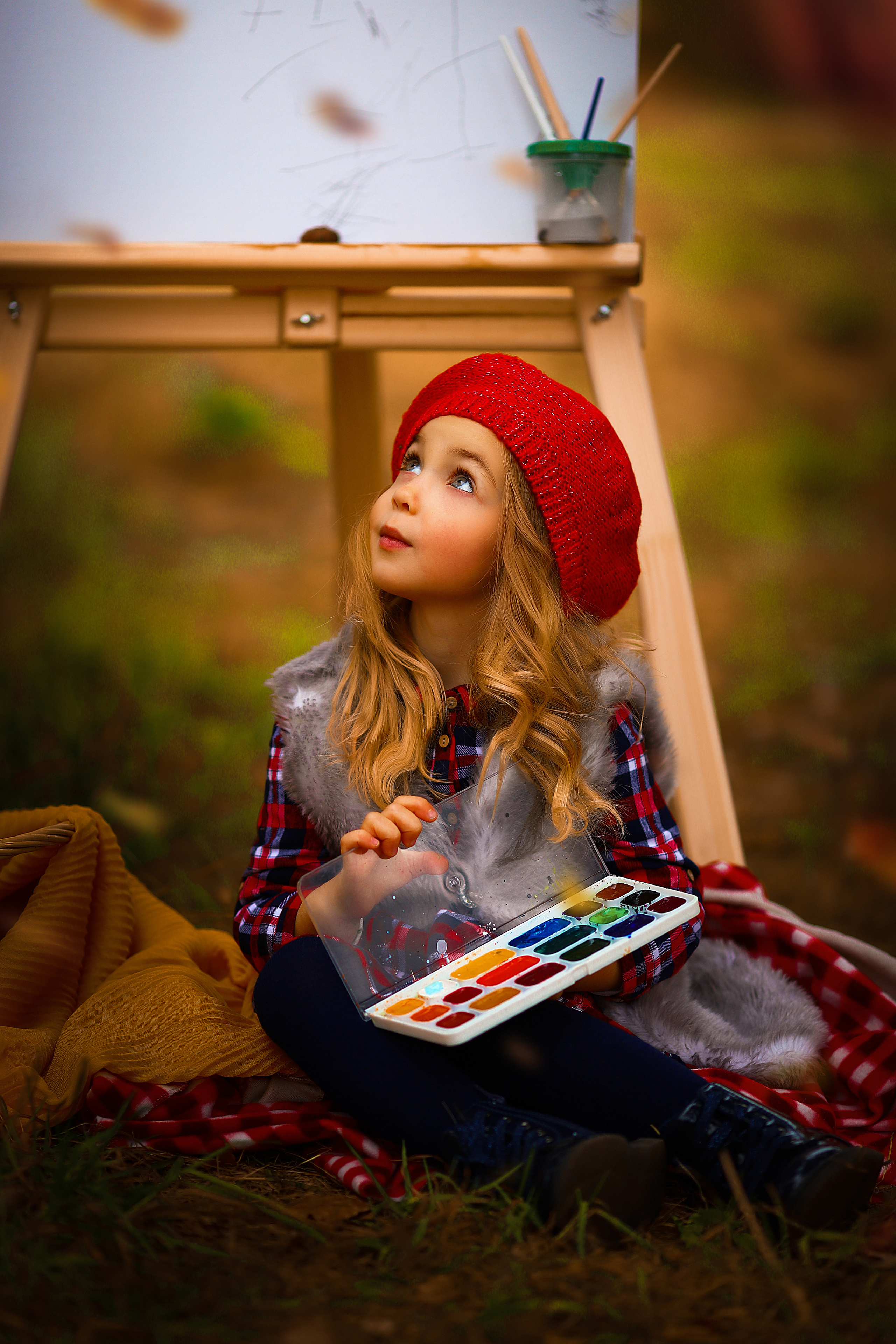 детская фотосессия художницы 